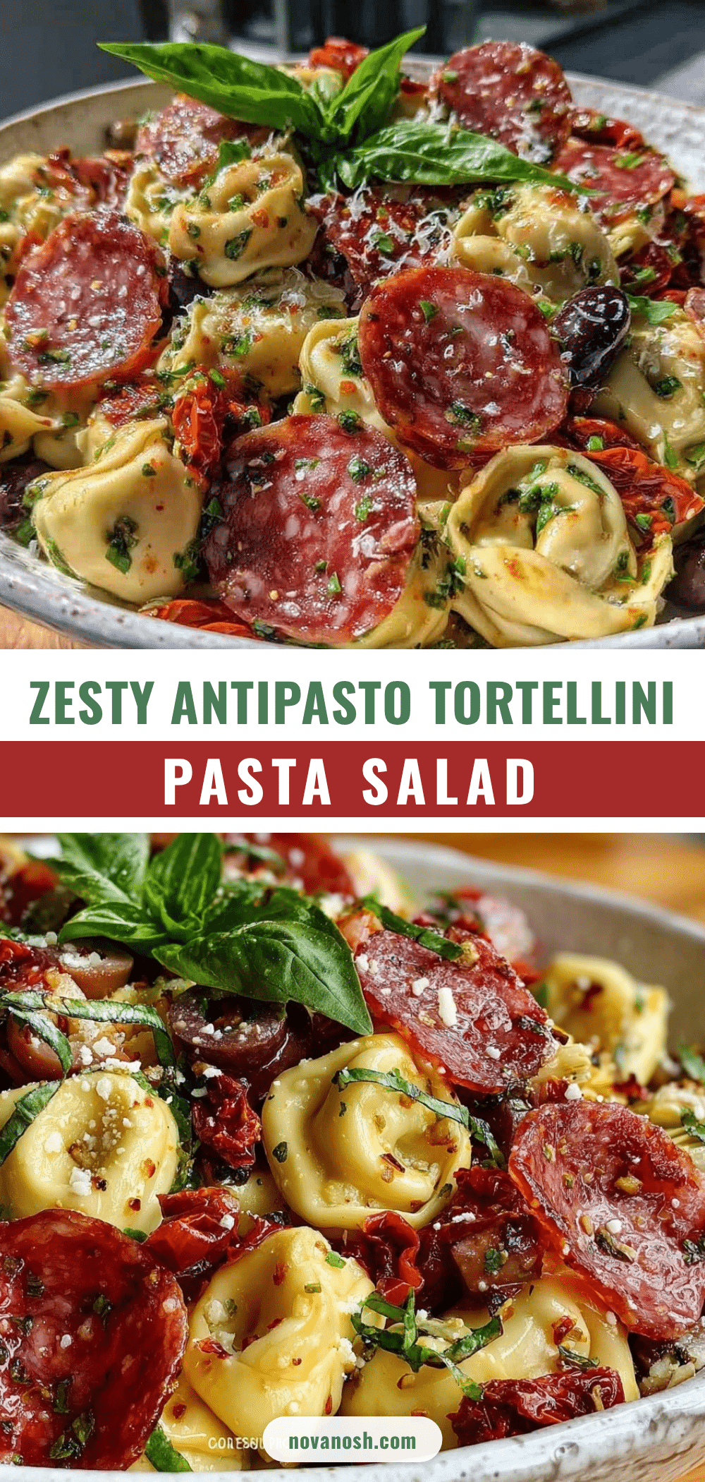 antipasto tortellini pasta salad recipe