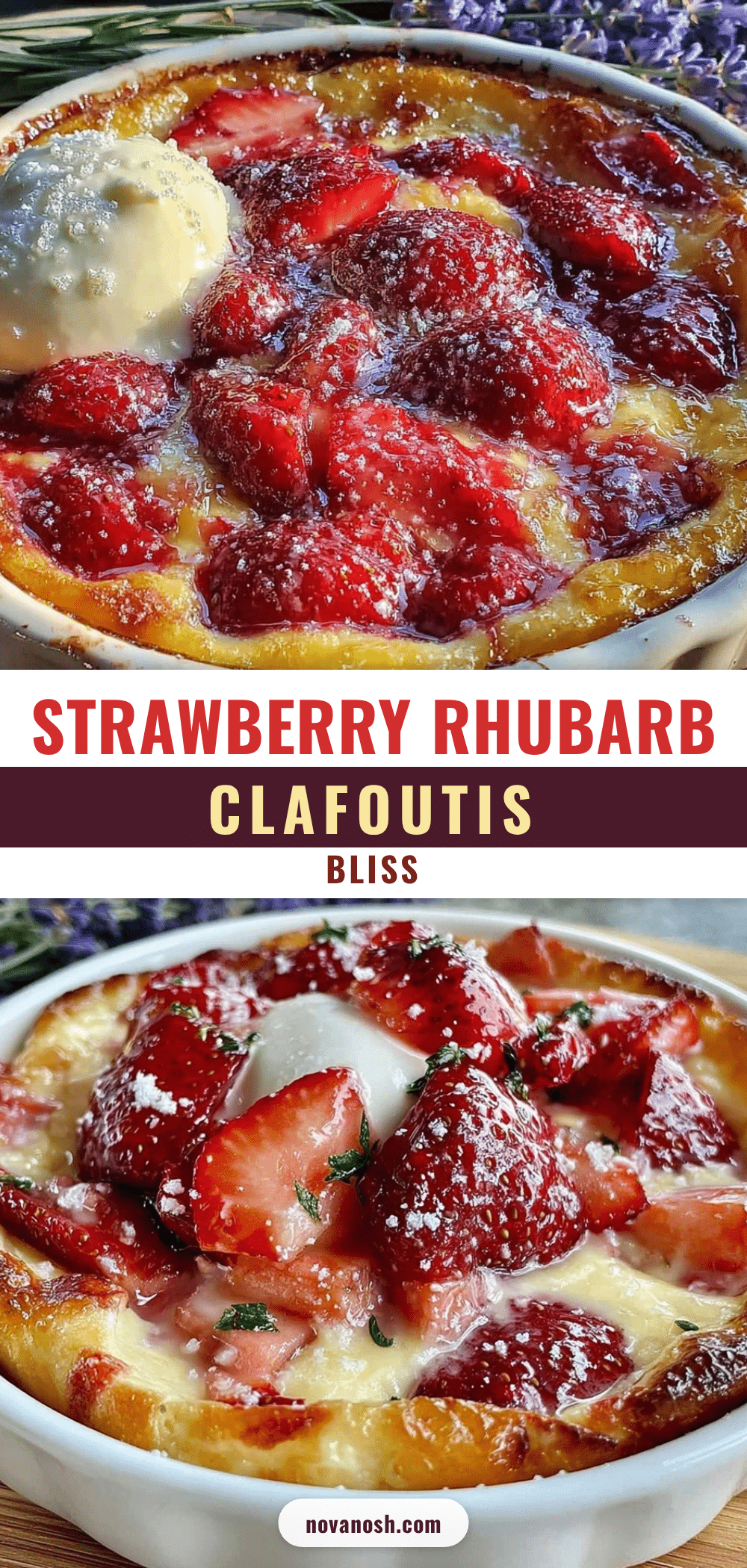 bistro strawberry rhubarb clafoutis recipe