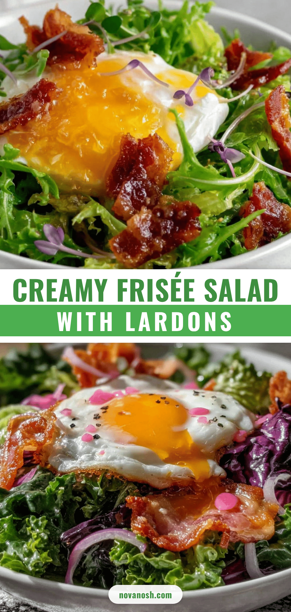 Brasserie Frisée Aux Lardons with Poached Egg recipe