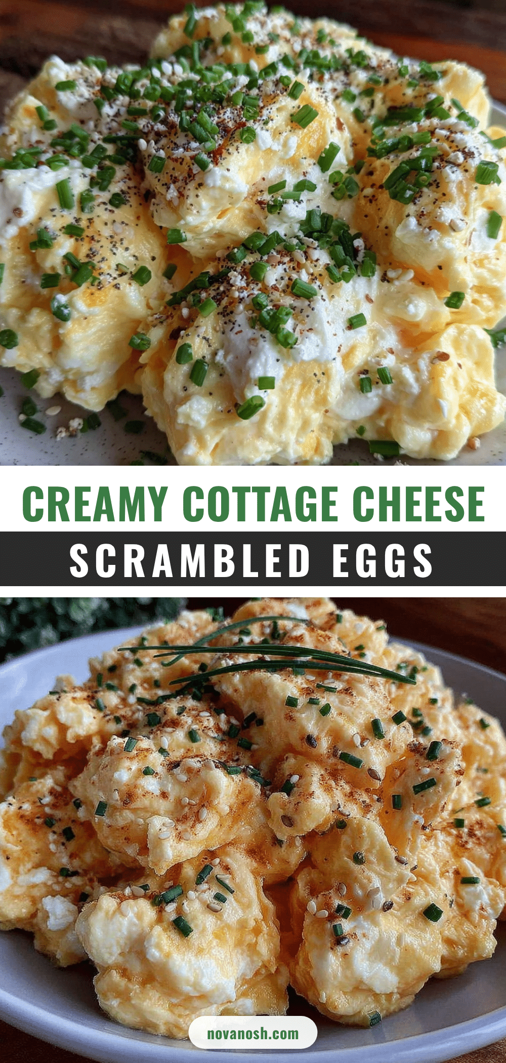 creamy cottage cheese scrambled eggs recipe