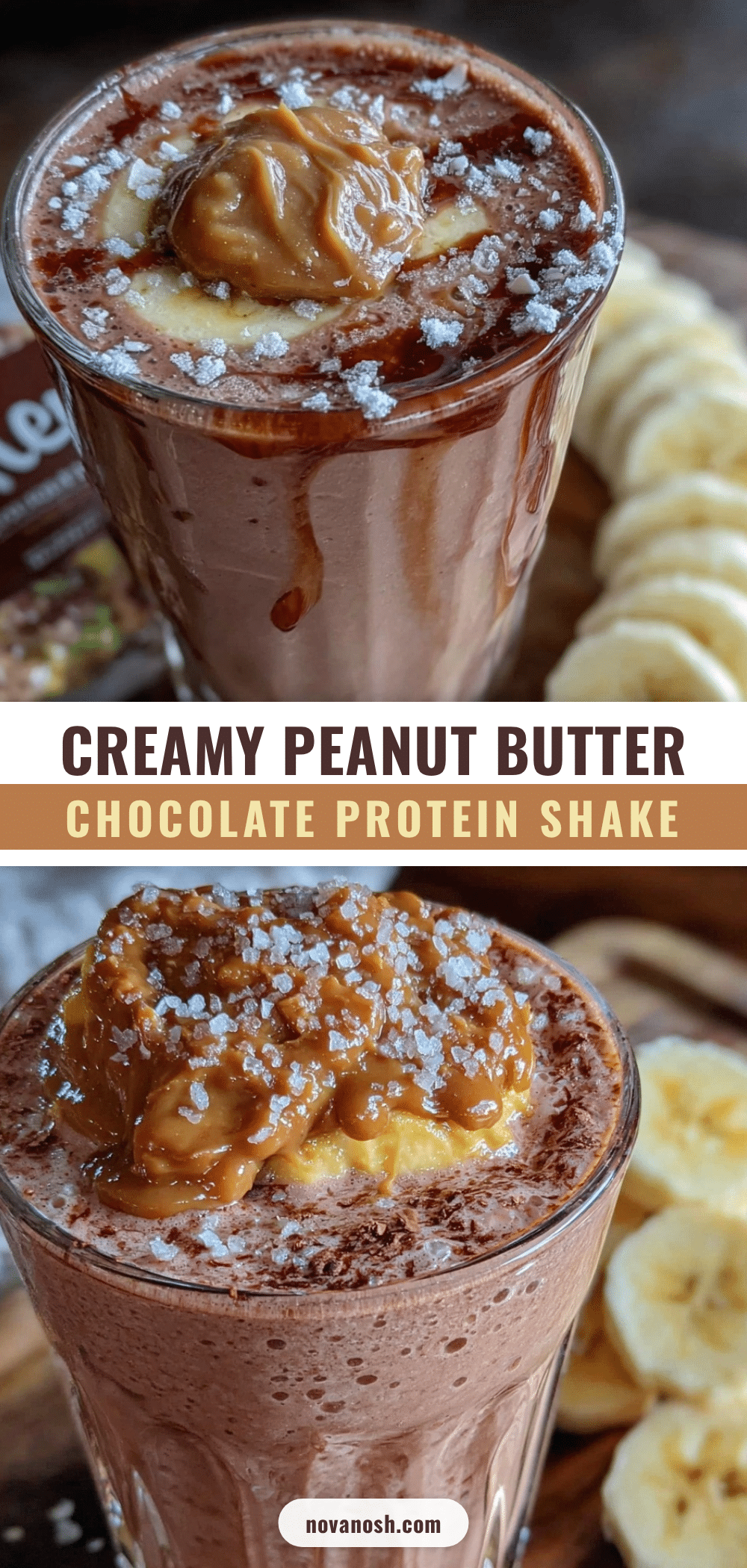 creamy peanut butter chocolate protein shake recipe