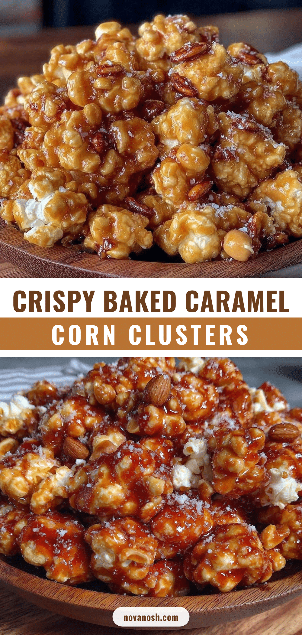 crispy caramel corn and peanut clusters recipe recipe