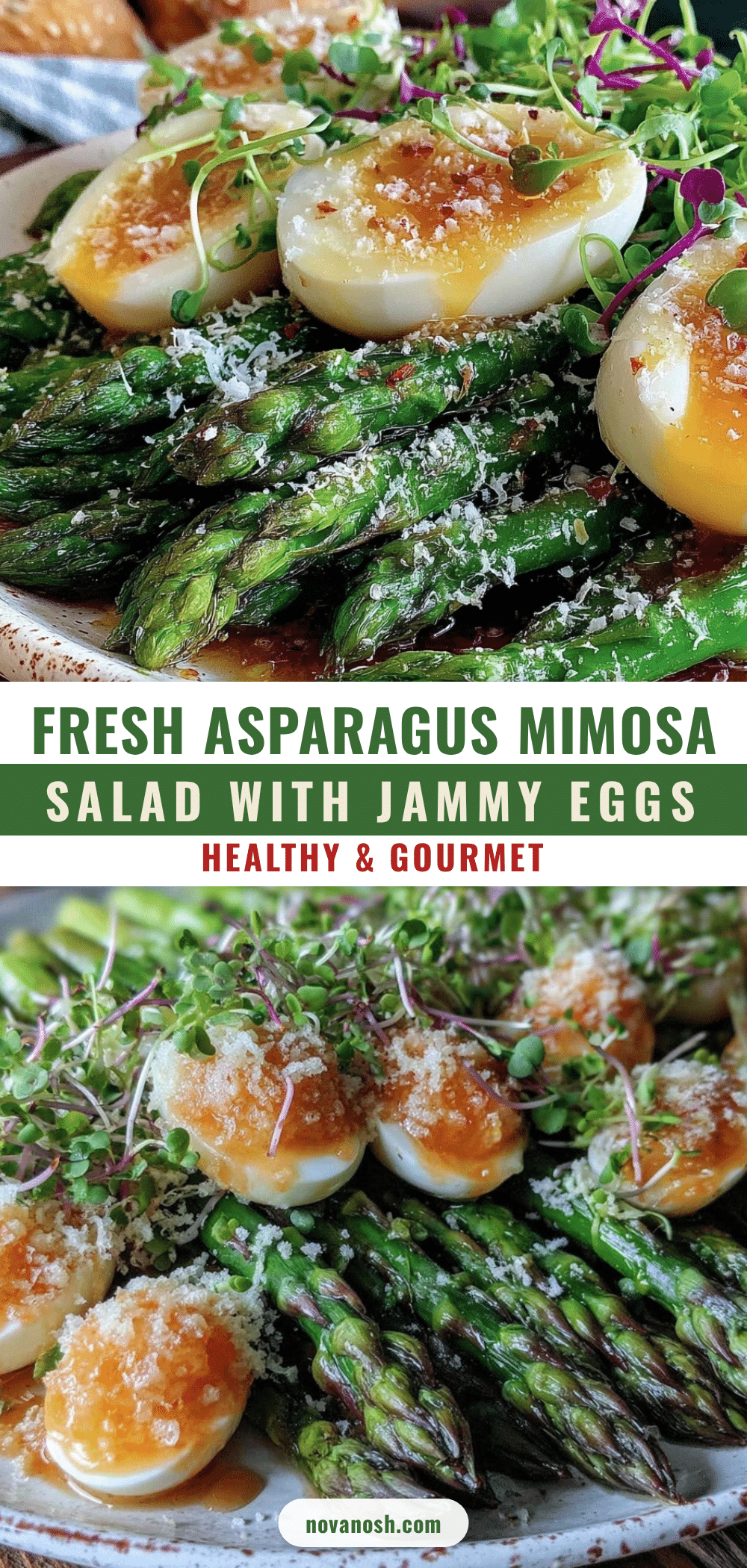fresh asparagus mimosa salad recipe