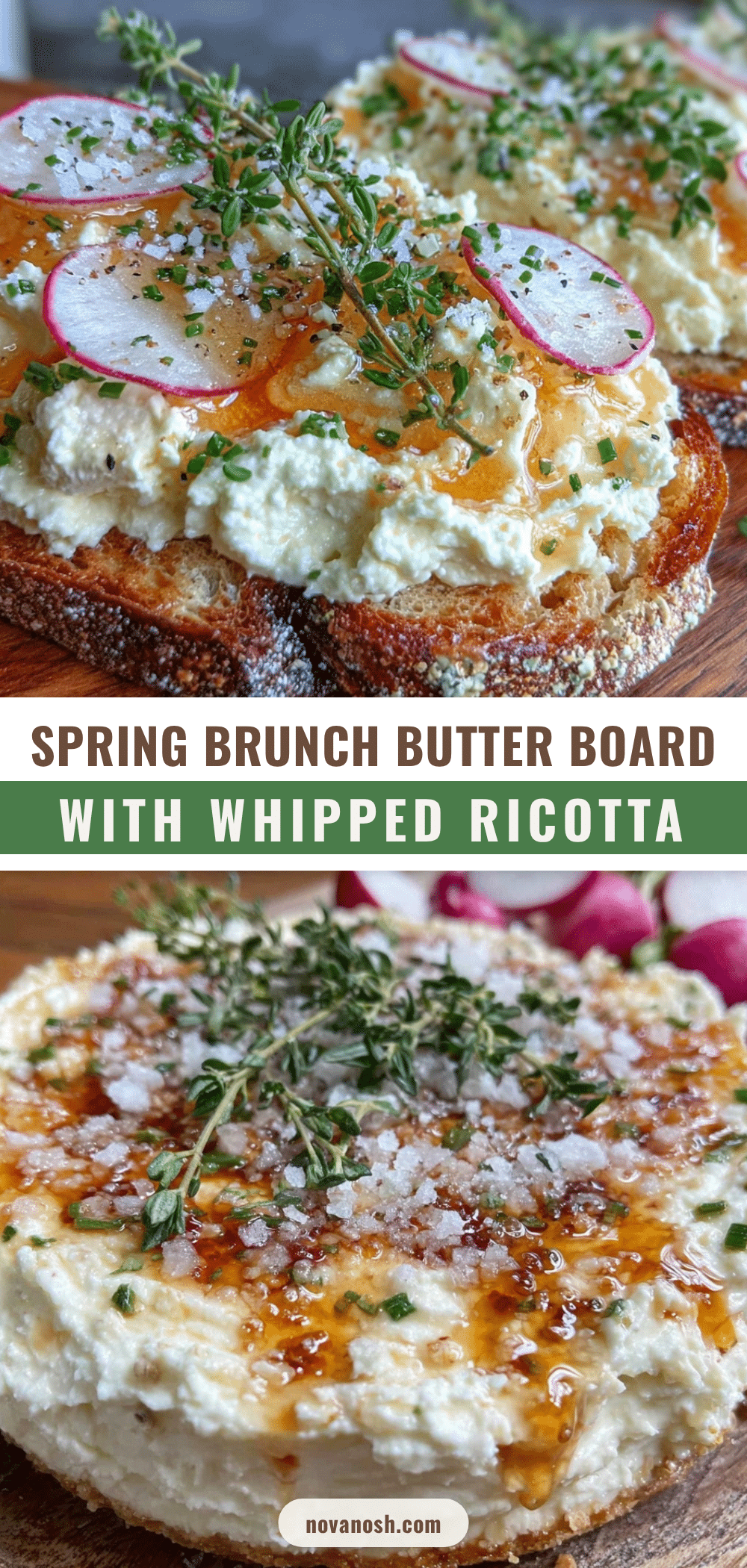 fresh spring brunch butter board recipe