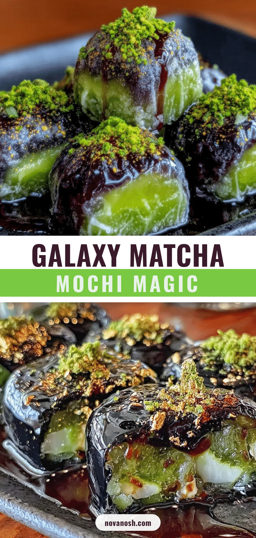 galaxy matcha mochi recipe