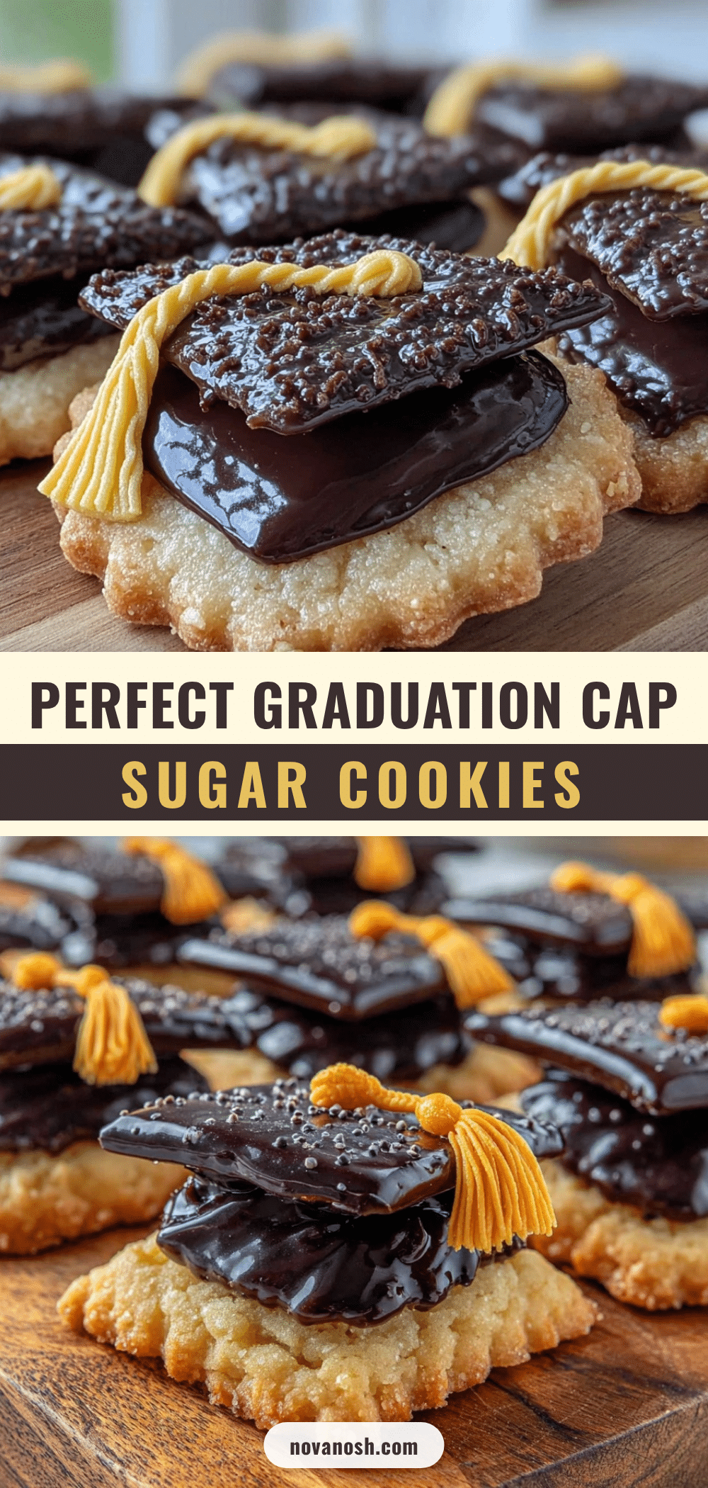 graduation cap sugar cookies recipe