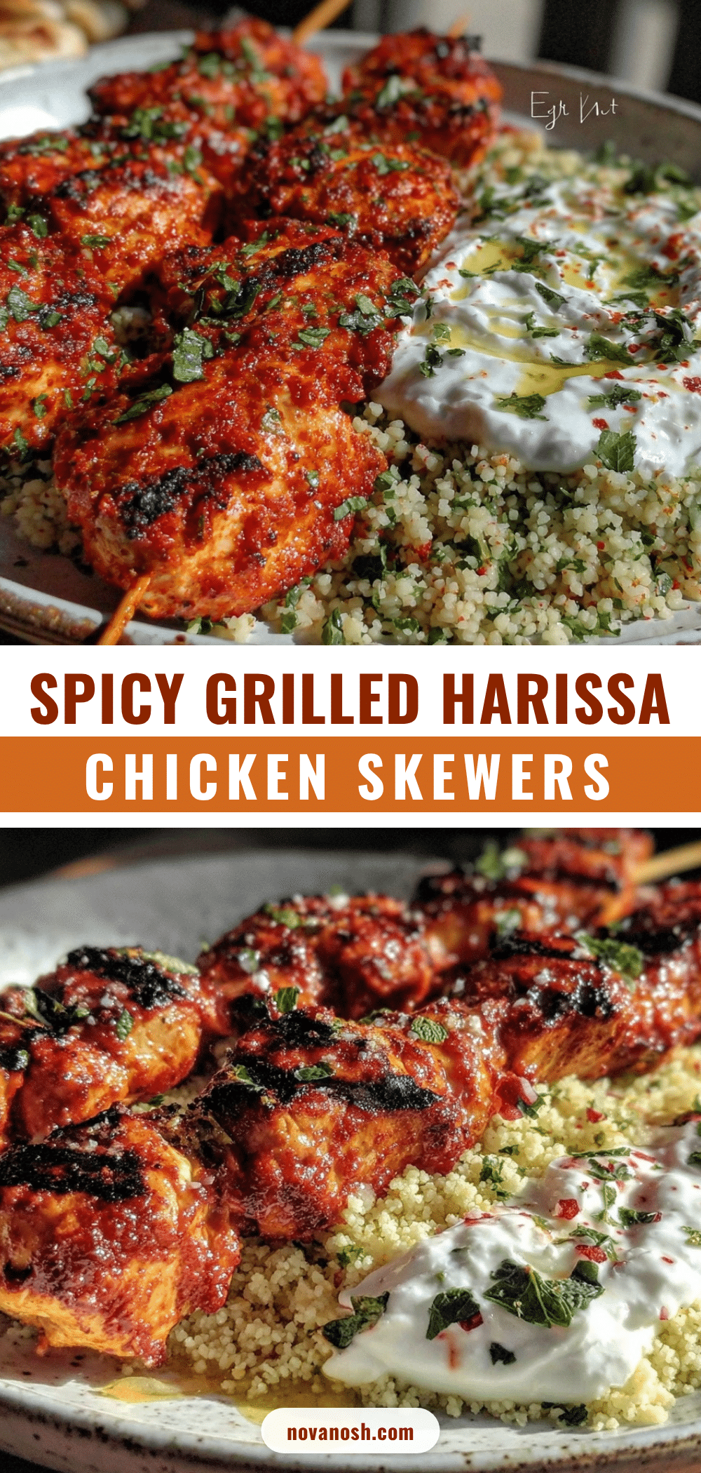 grilled harissa chicken skewers recipe