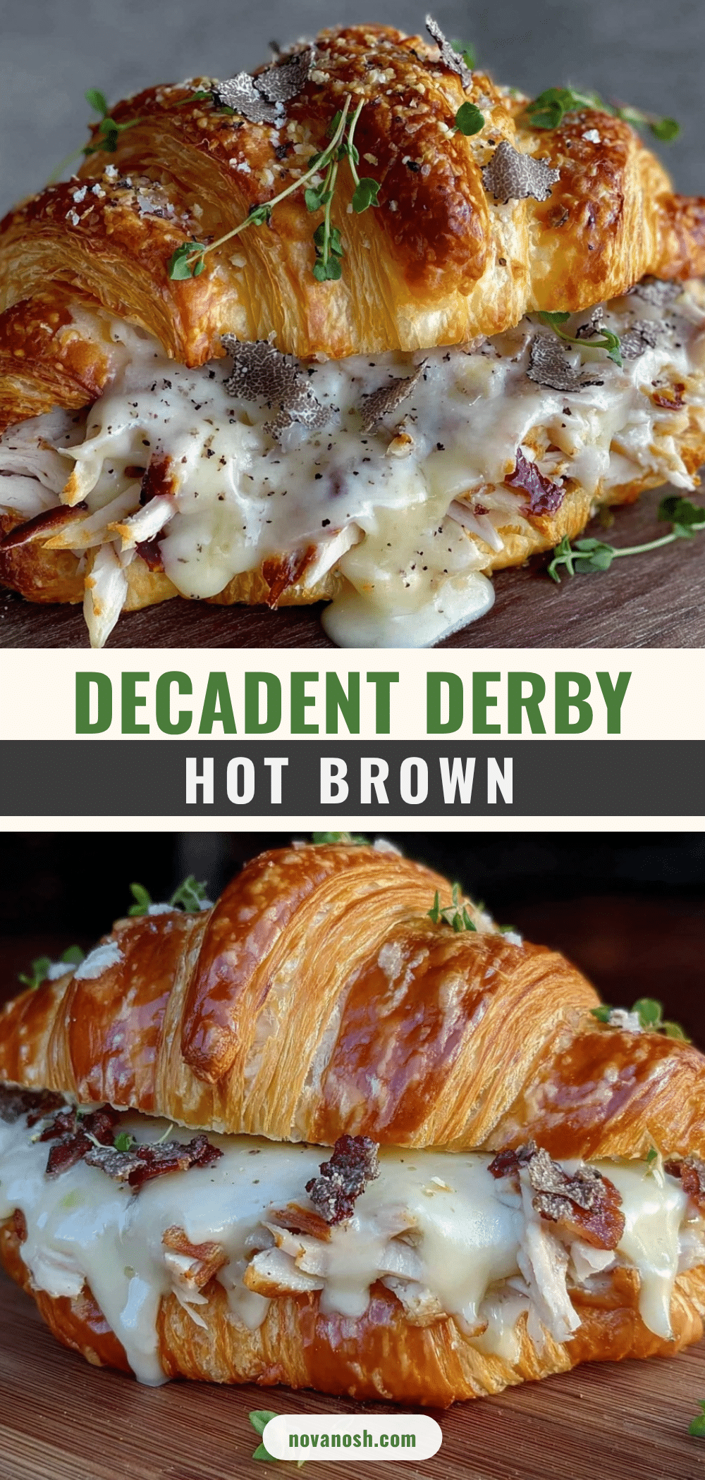 Hot Brown Croissant Sandwich recipe