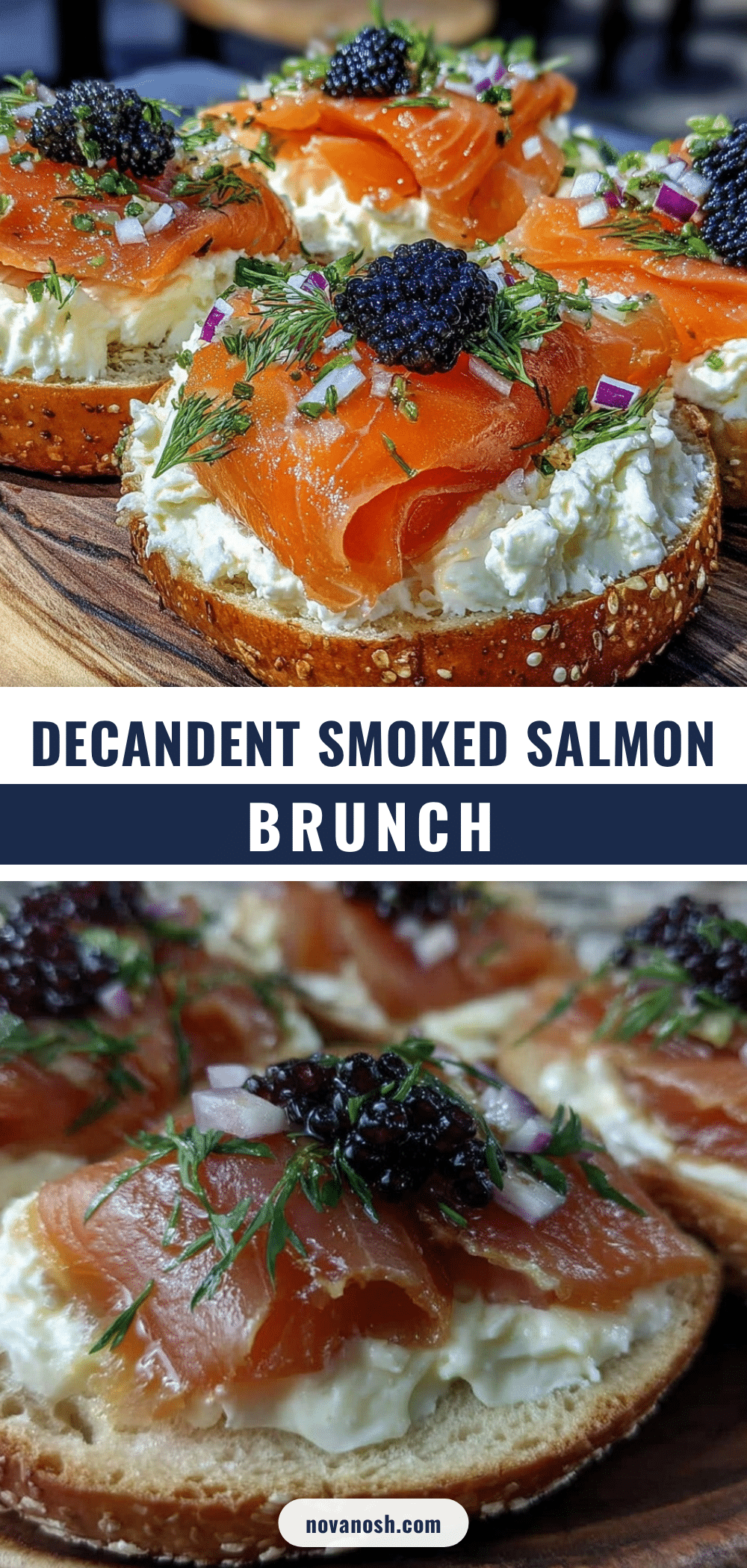 hotel-style Sunday brunch board with smoked salmon recipe