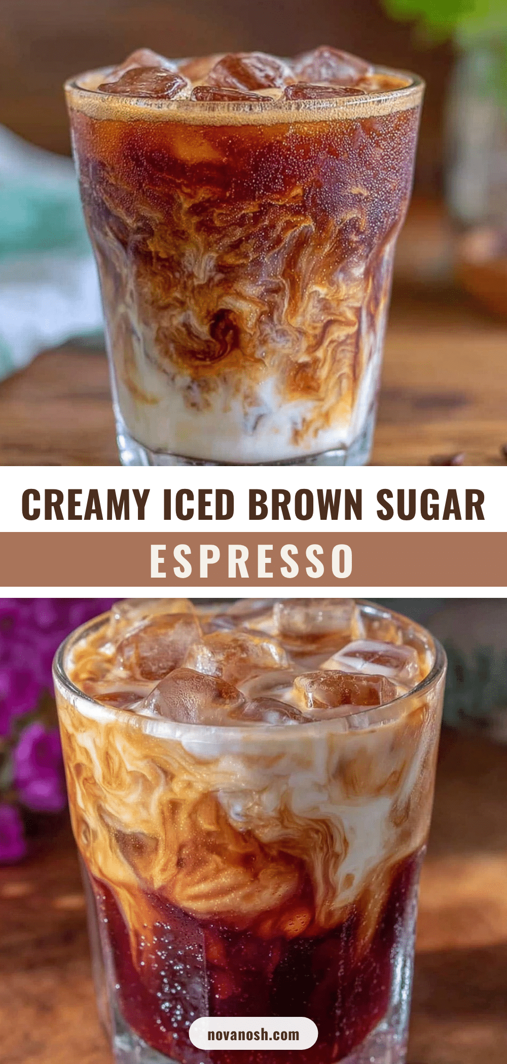 iced brown sugar oat milk espresso recipe