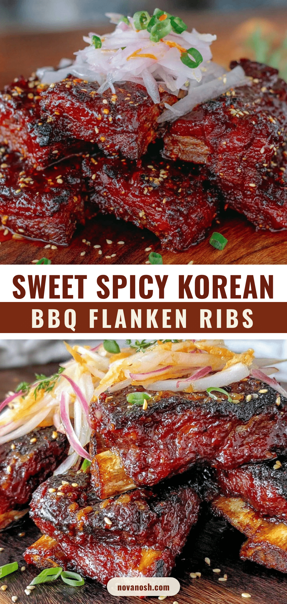 Korean BBQ flanken short ribs recipe