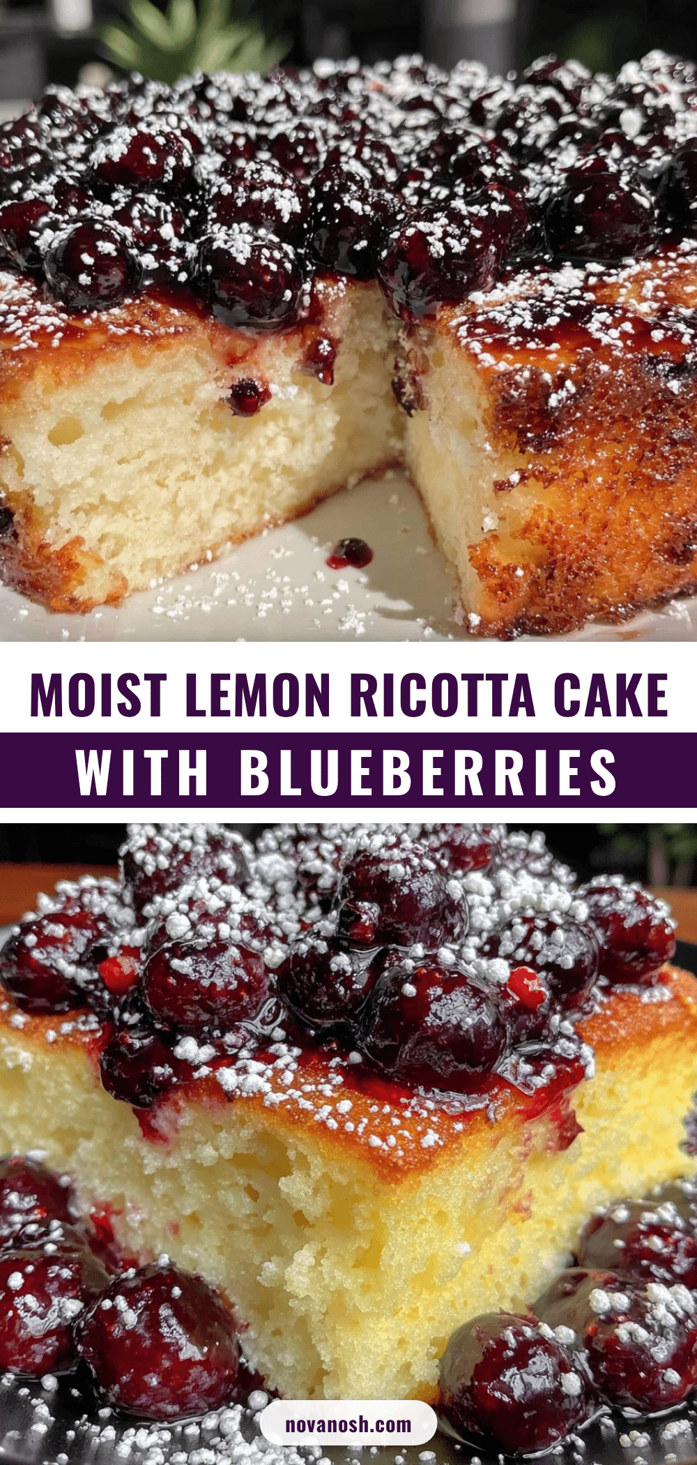 moist lemon ricotta cake recipe