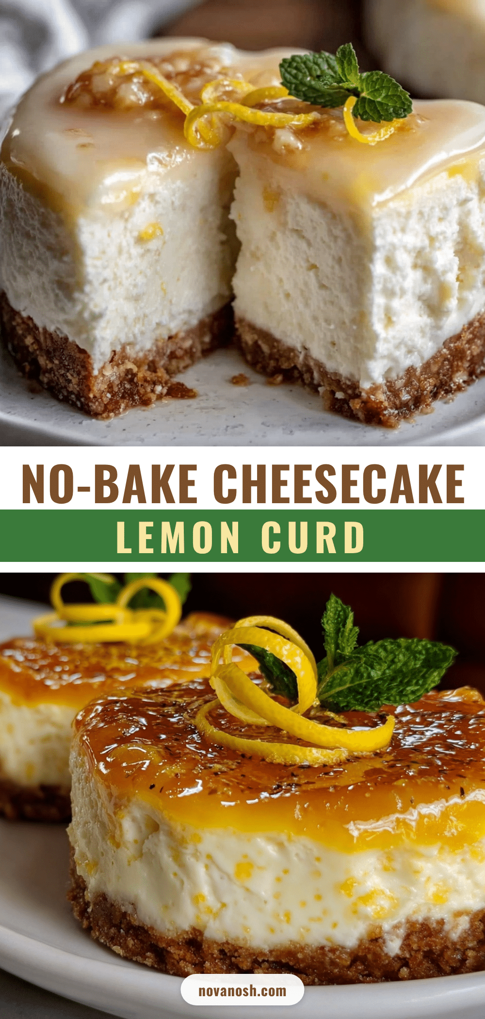 no-bake cheesecake lemon curd recipe