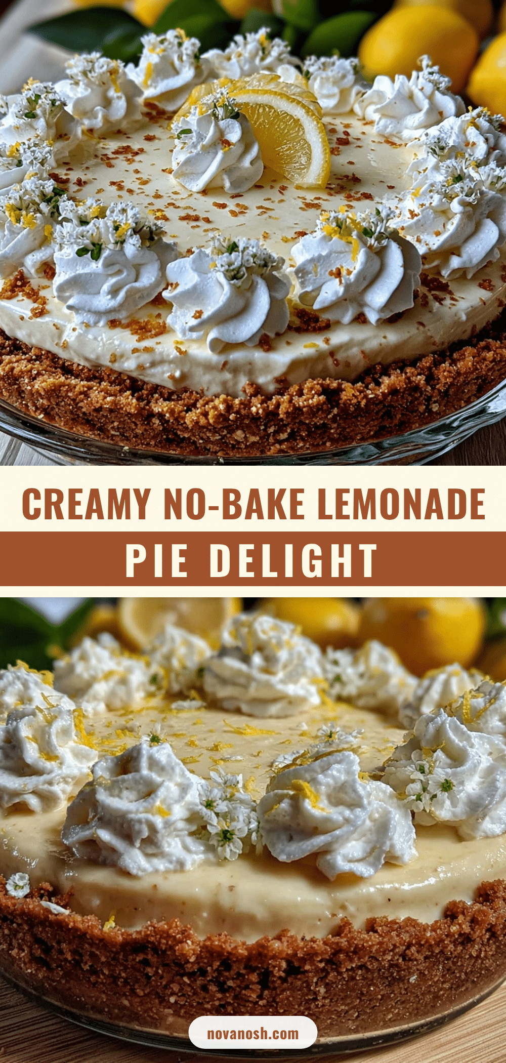 no-bake lemonade ice box pie recipe