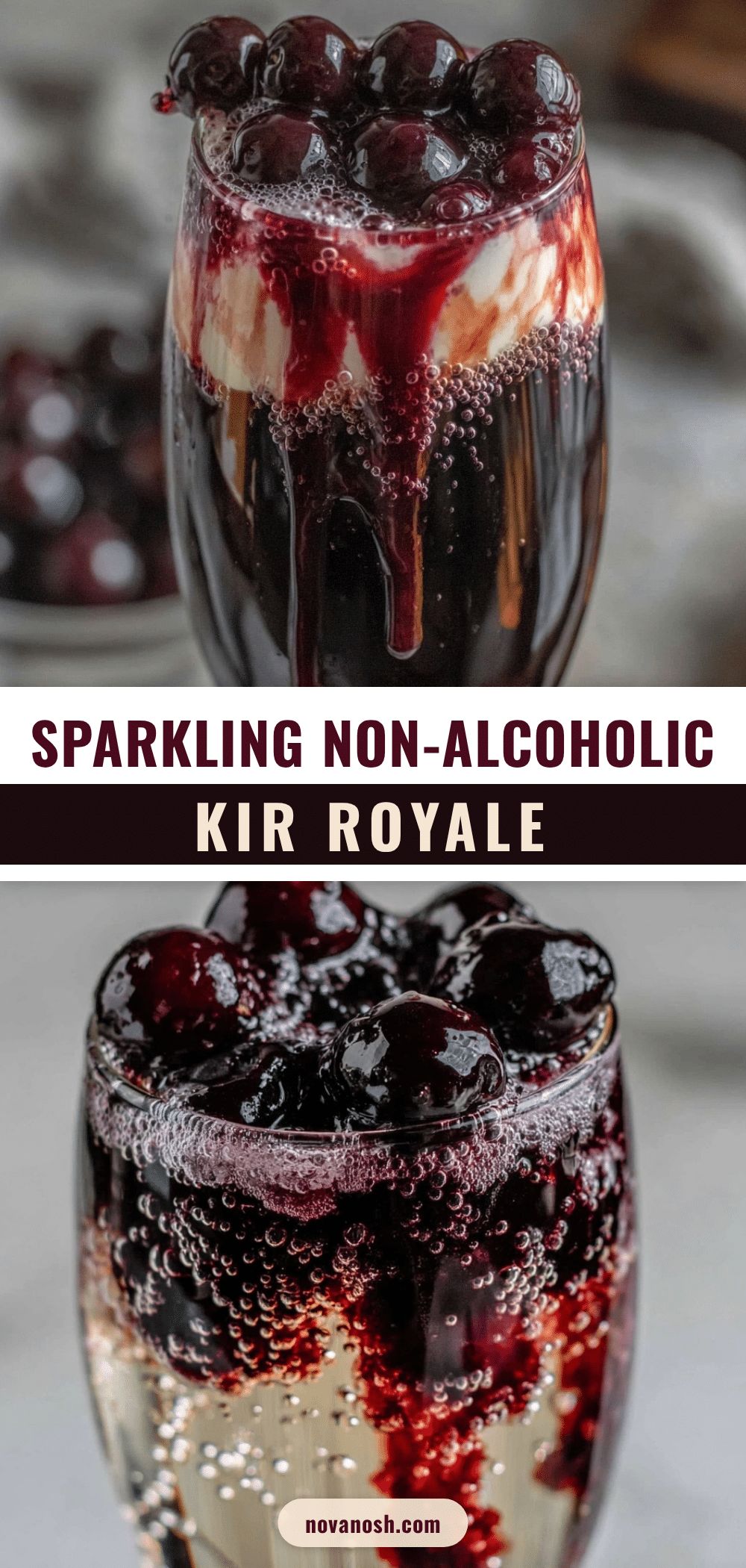 non-alcoholic kir royale recipe