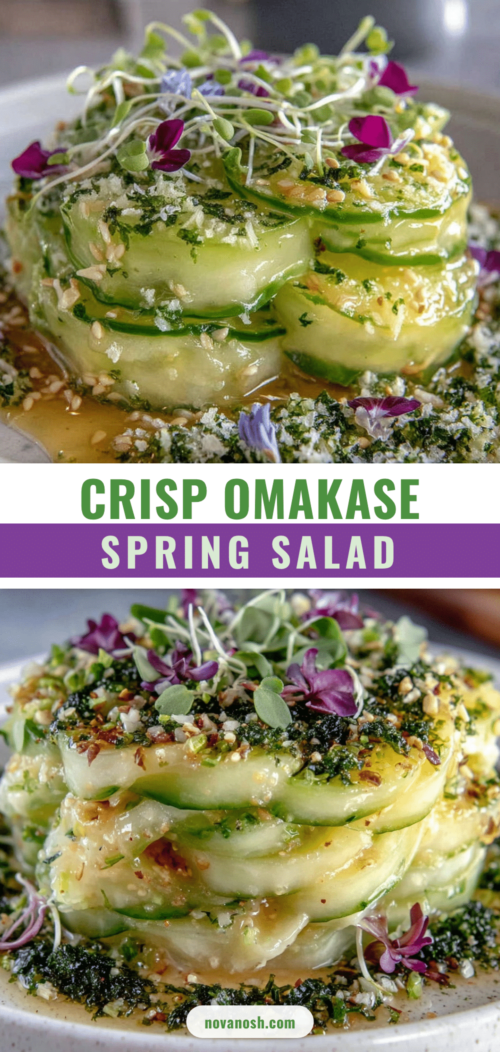omakase-inspired spring salad recipe