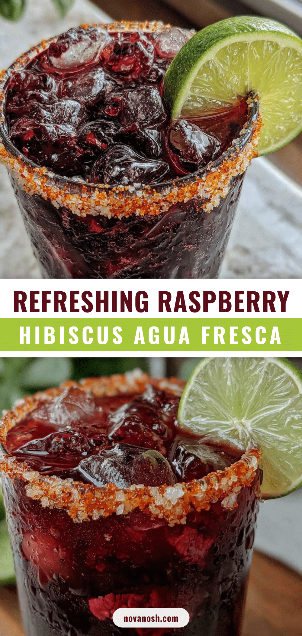 raspberry hibiscus agua fresca recipe