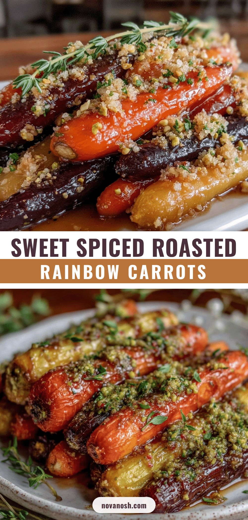 roasted rainbow carrots recipe