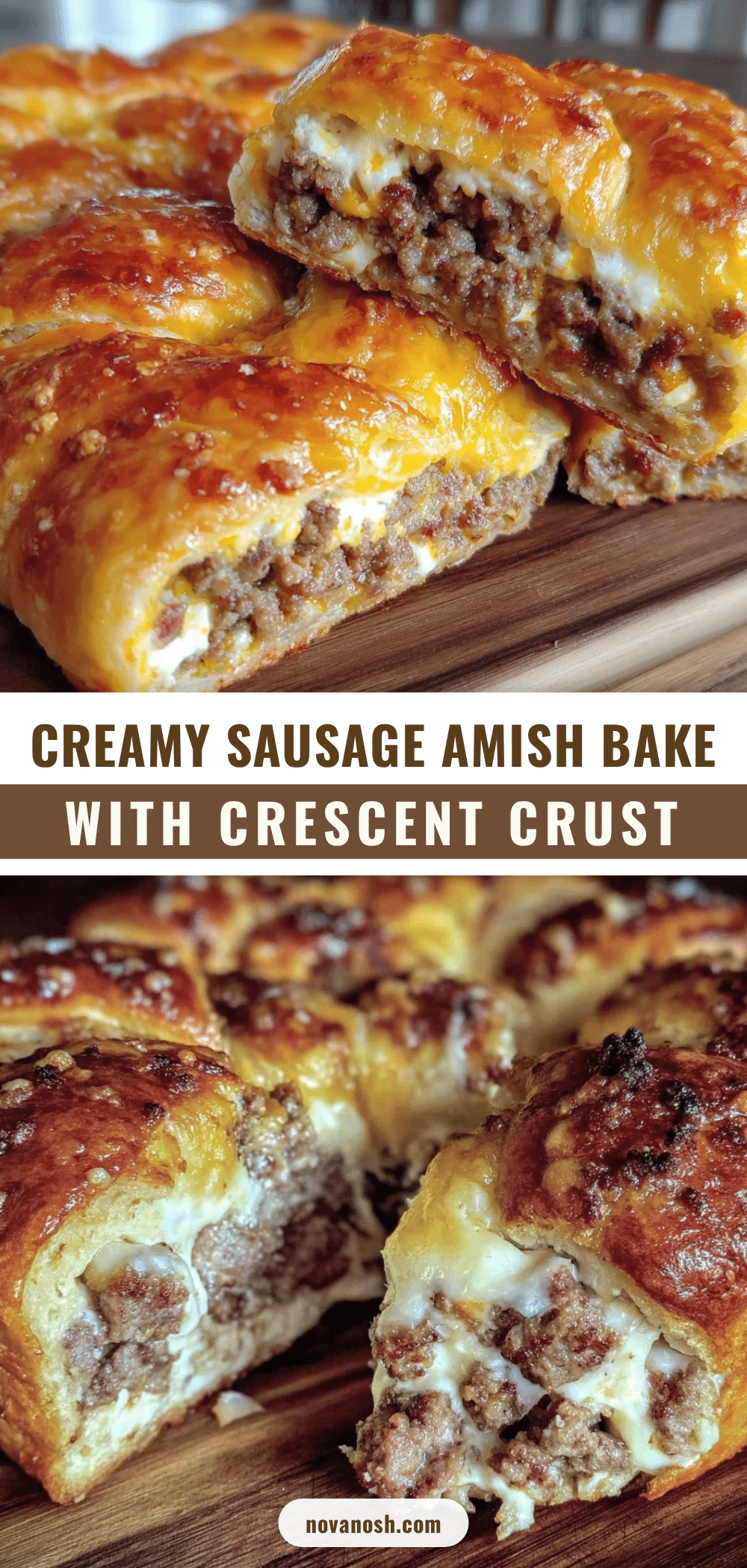 sausage and cream cheese Amish bake recipe