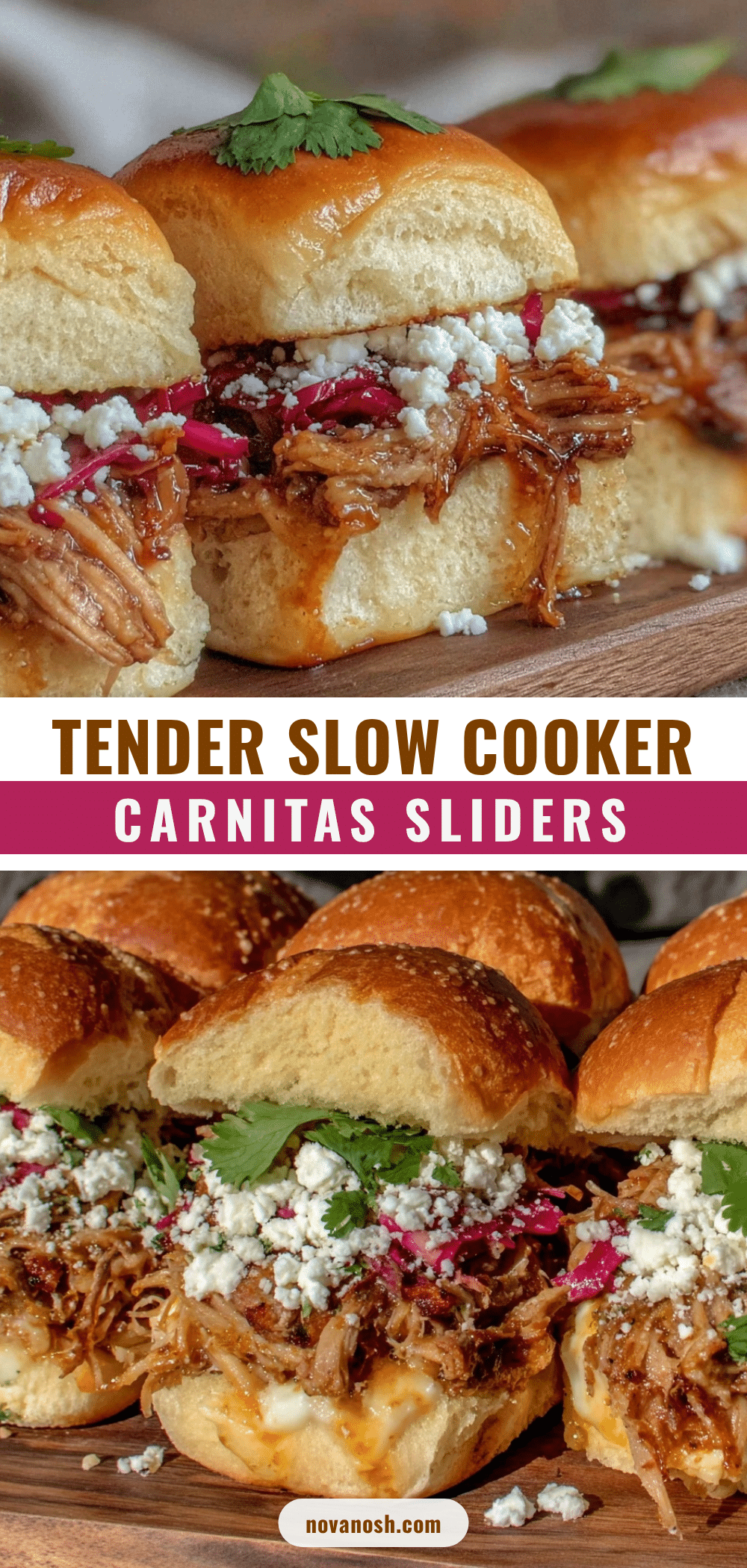 slow cooker carnitas sliders recipe