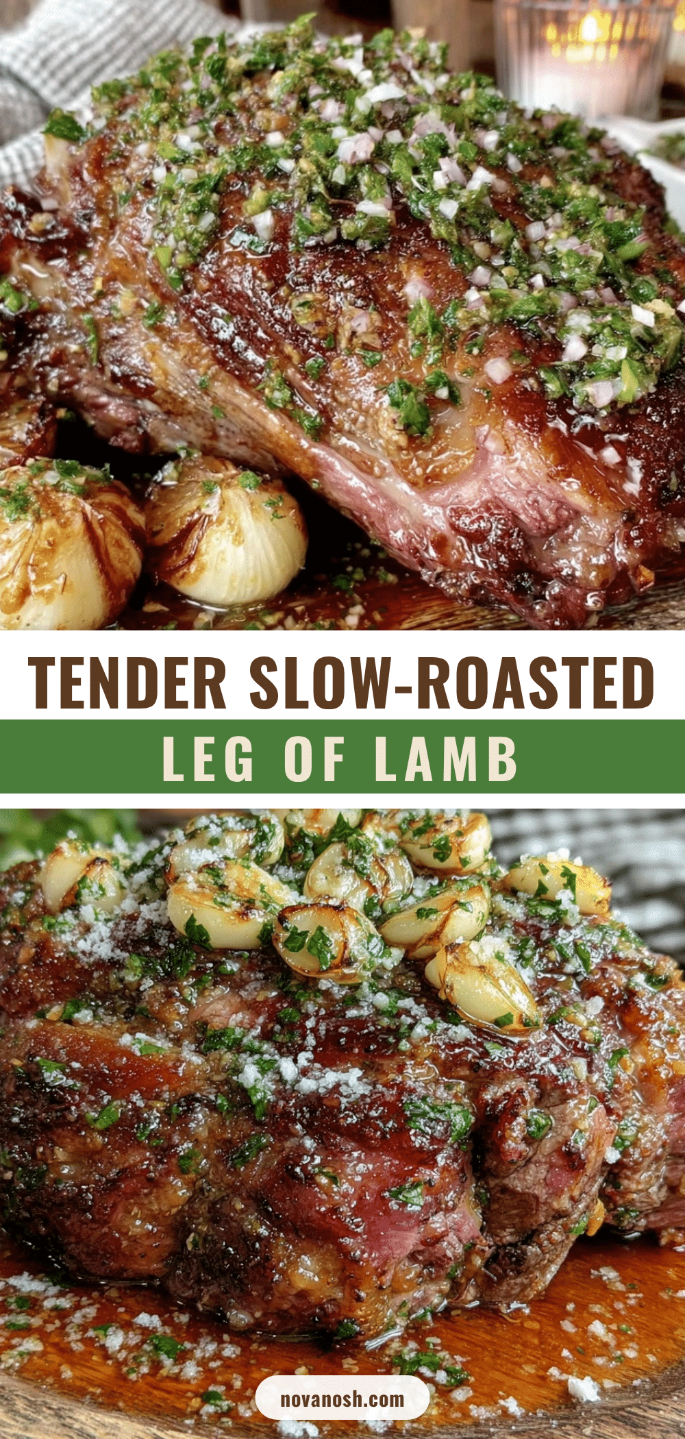 slow-roasted leg of lamb recipe