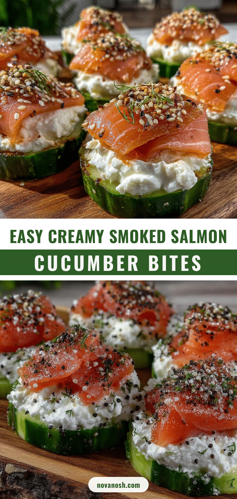 smoked salmon cucumber bites recipe