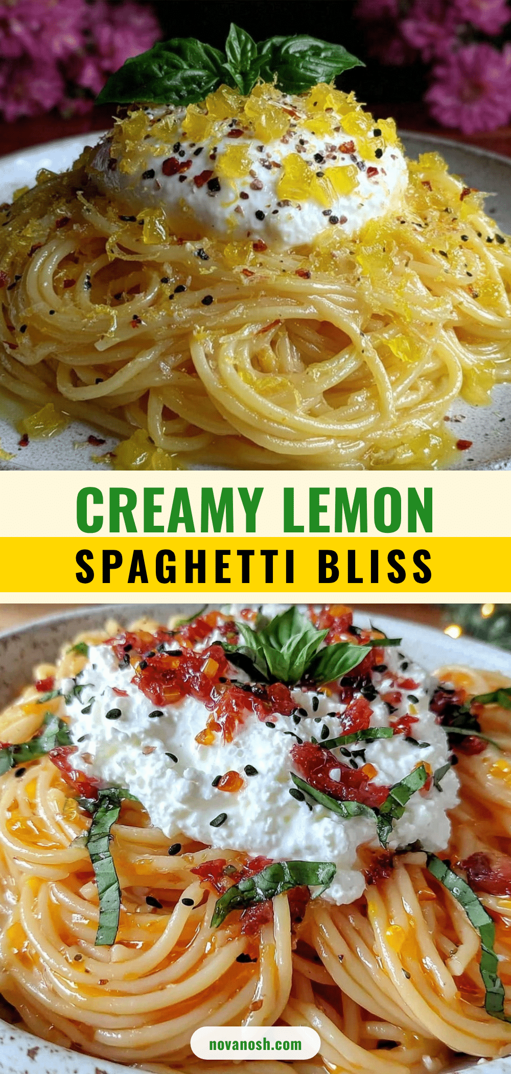 spaghetti al limone recipe