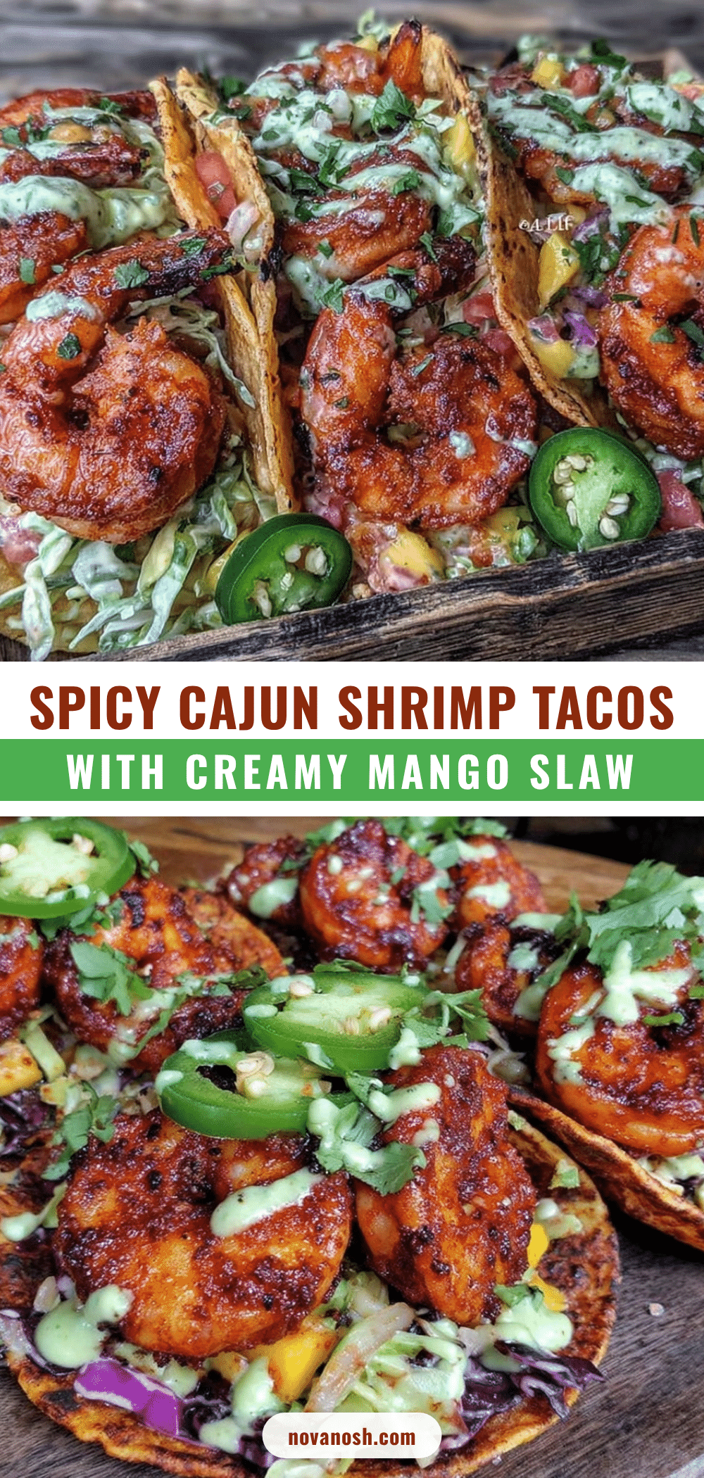 spicy cajun shrimp tacos recipe