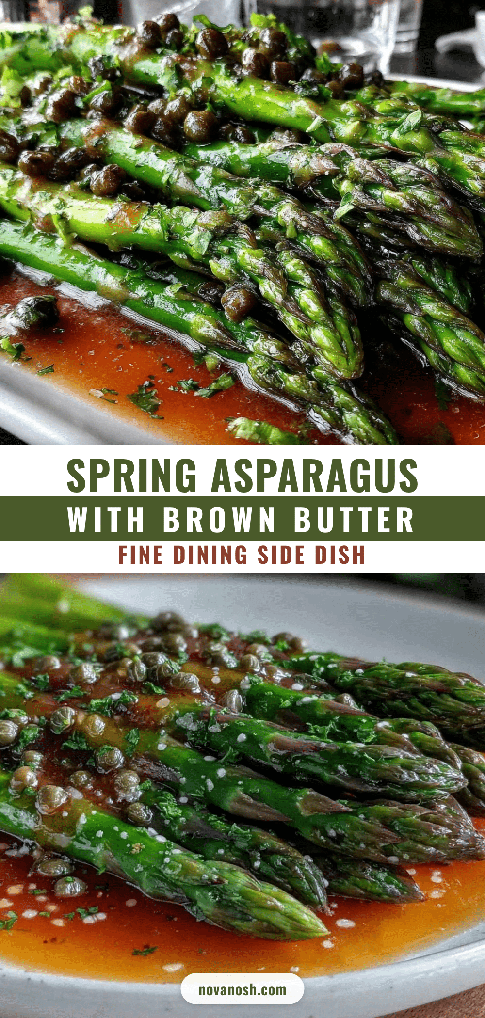 spring asparagus with brown butter hollandaise recipe