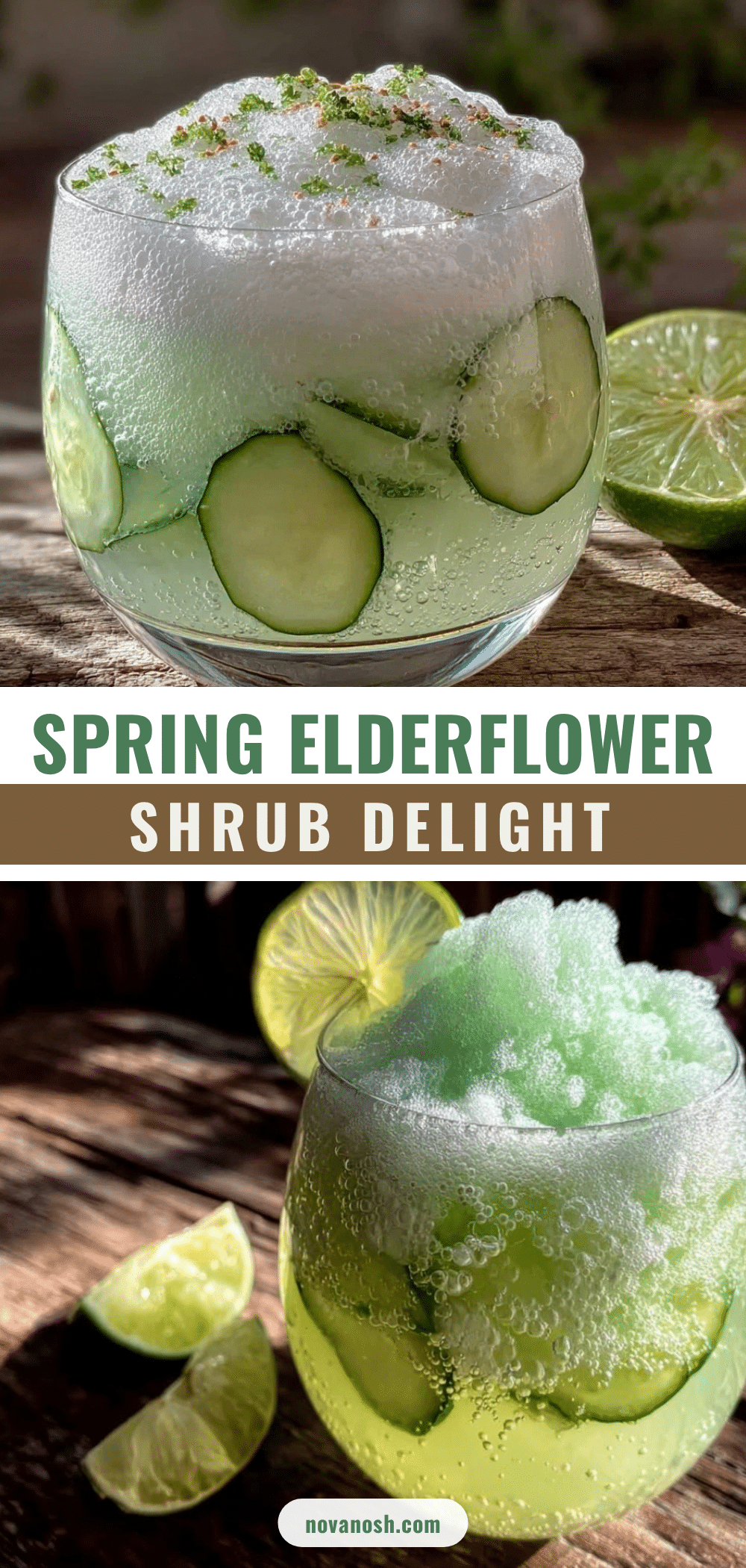 spring elderflower shrub cocktail recipe
