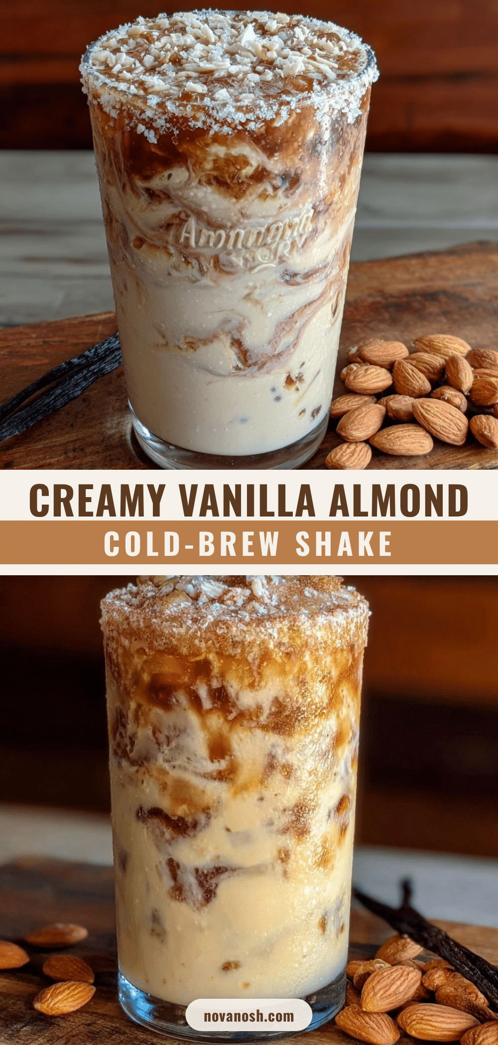 vanilla almond cold-brew protein shake recipe