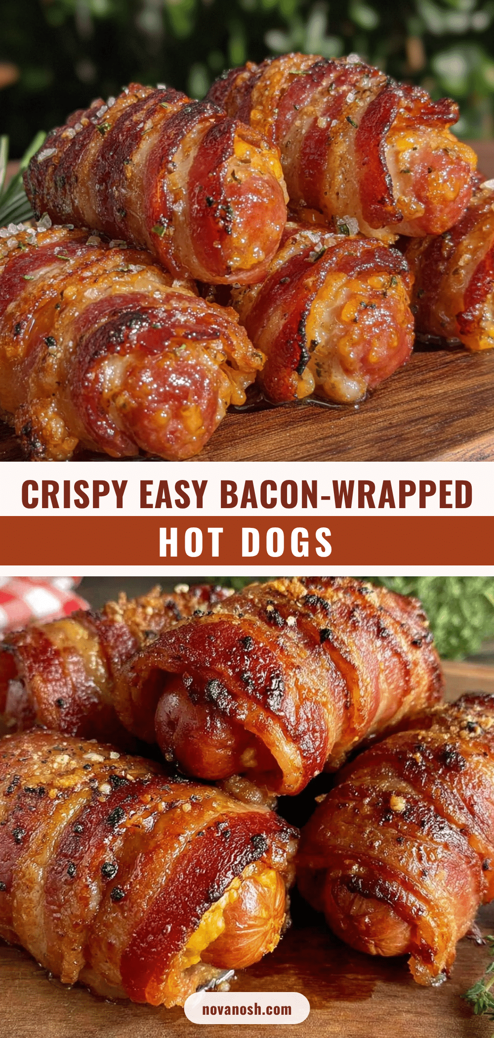 bacon-wrapped hot dogs recipe