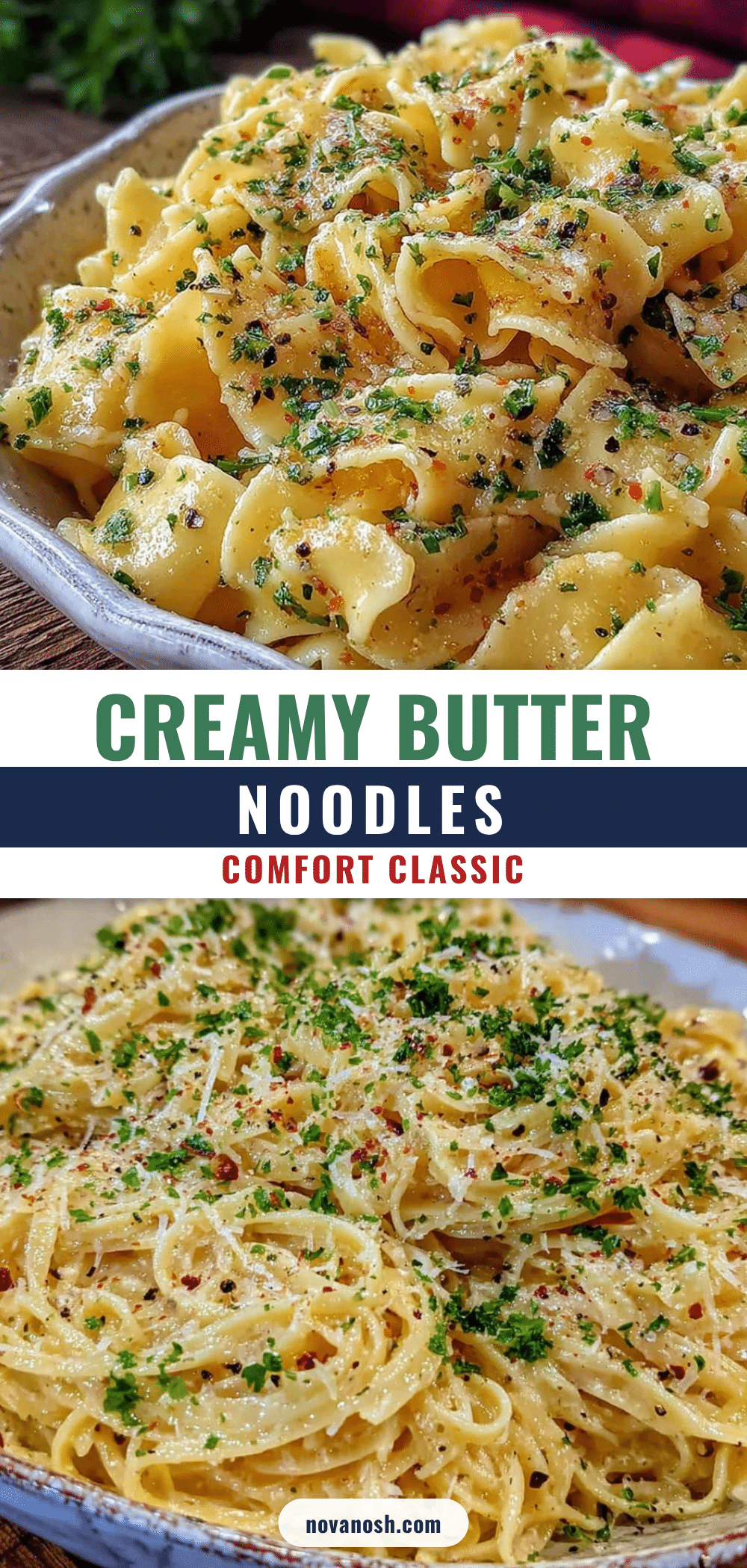 cozy butter noodles recipe
