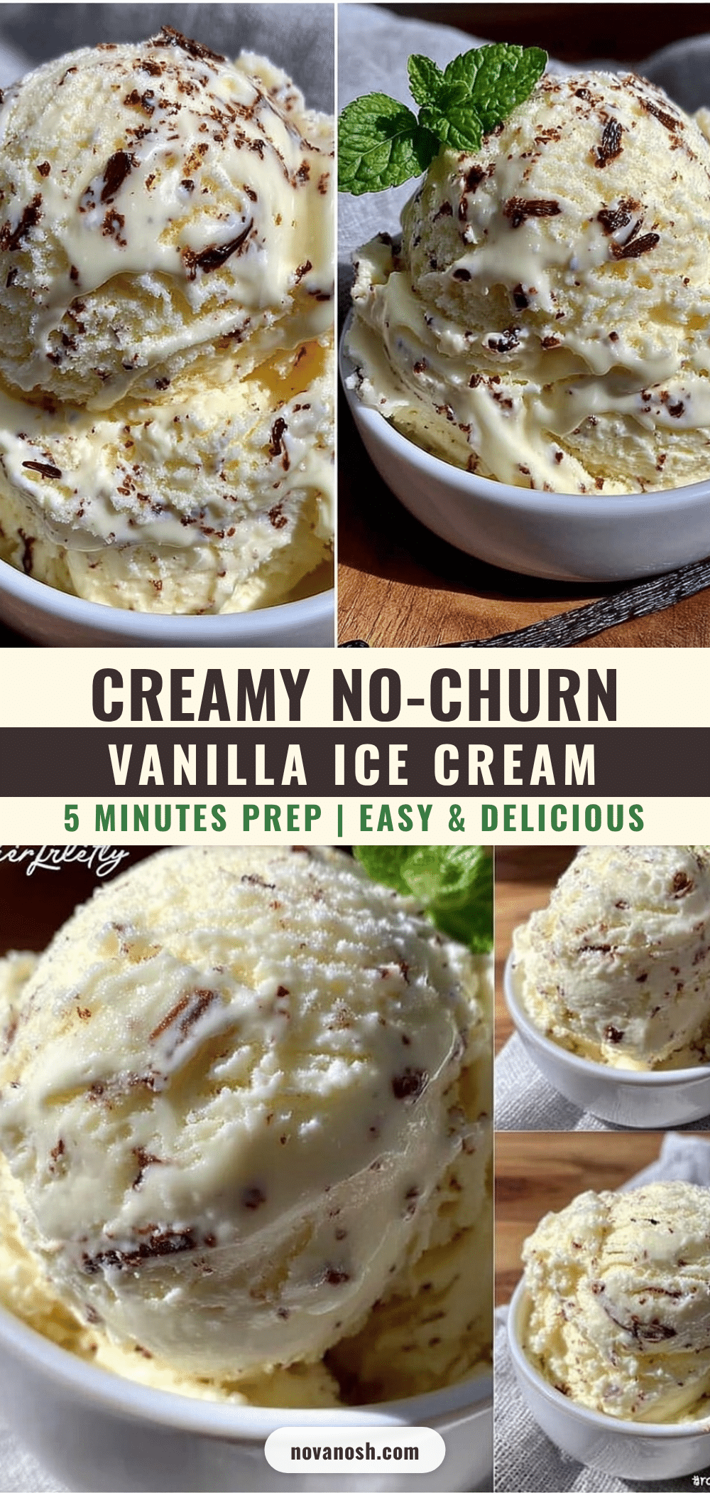 creamy no-churn vanilla ice cream recipe