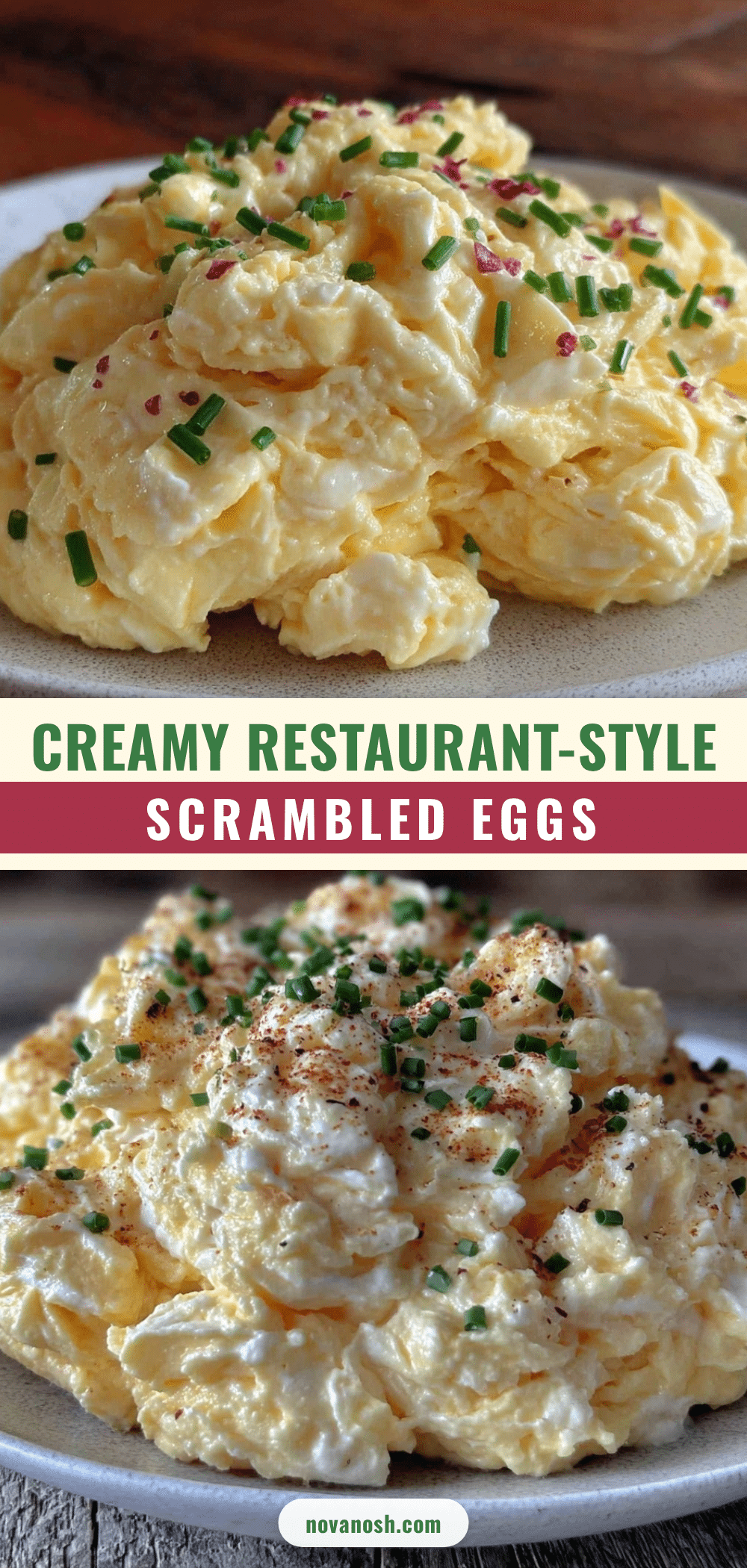 creamy scrambled eggs with cream cheese recipe