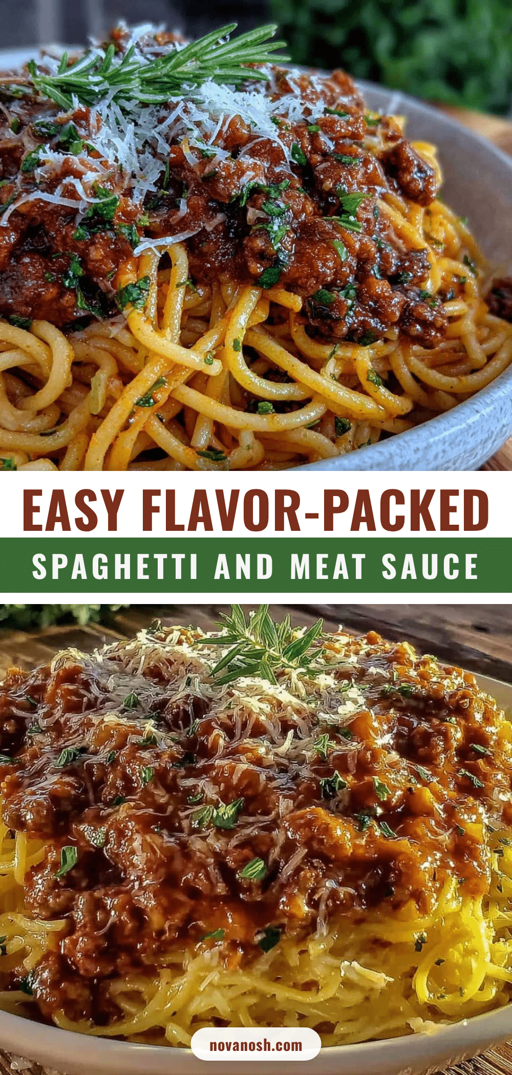 easy flavor-packed spaghetti and meat sauce recipe