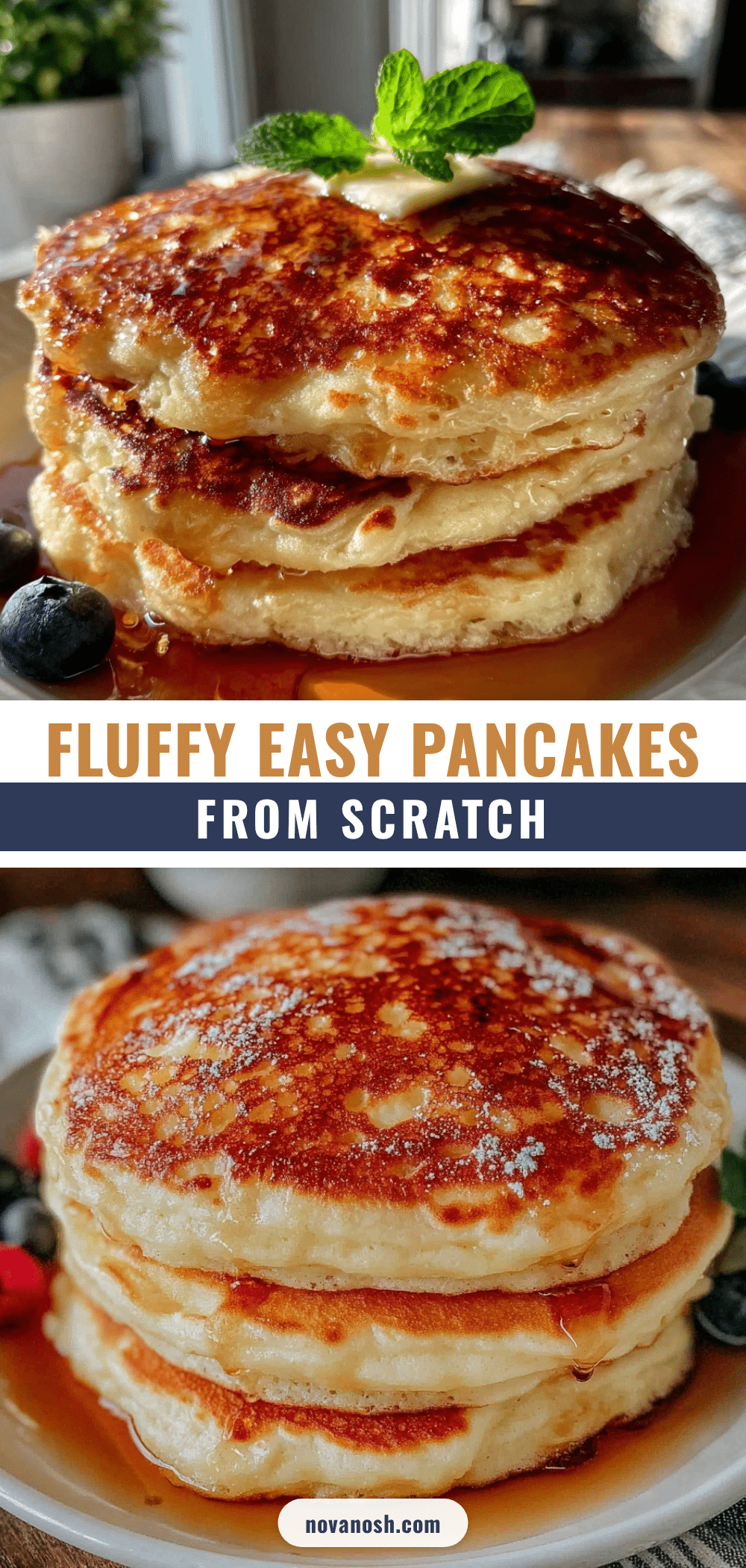 easy simple pancakes from scratch recipe