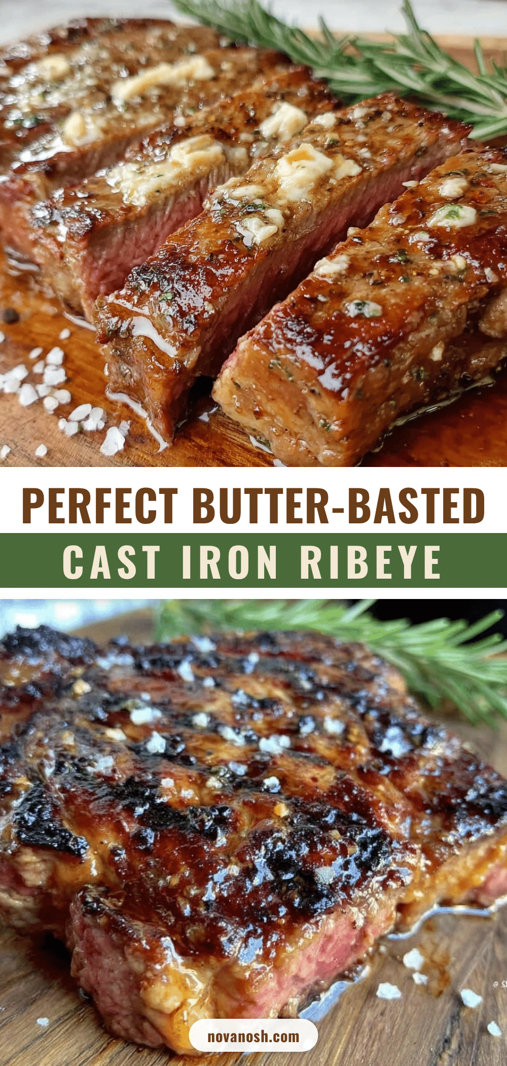 butter-basted cast iron ribeye steak recipe