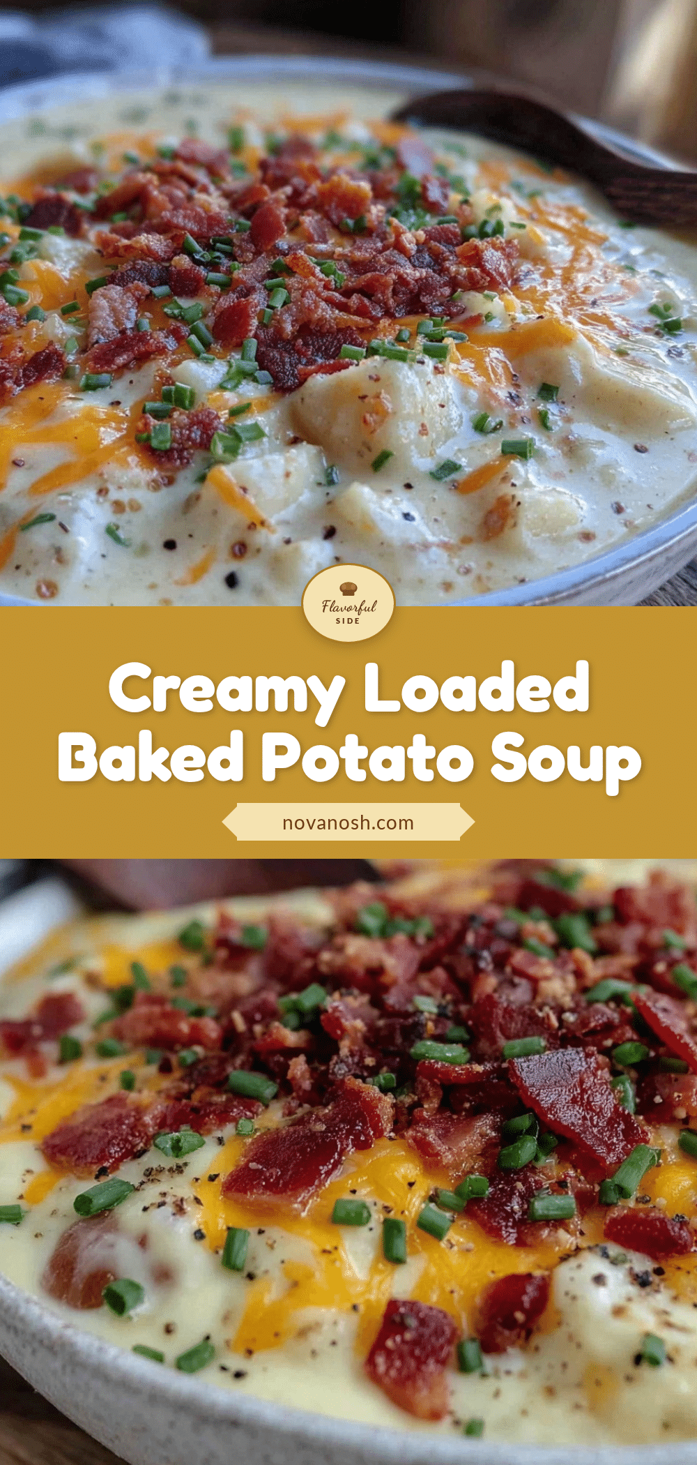 creamy loaded baked potato soup recipe