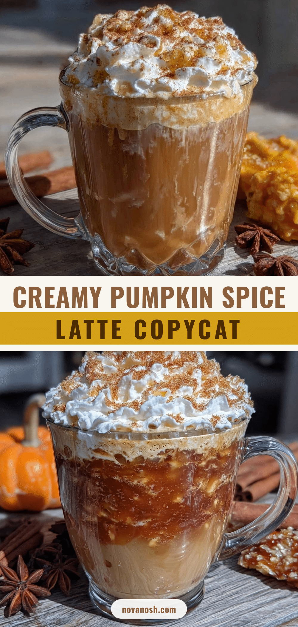creamy pumpkin spice latte recipe