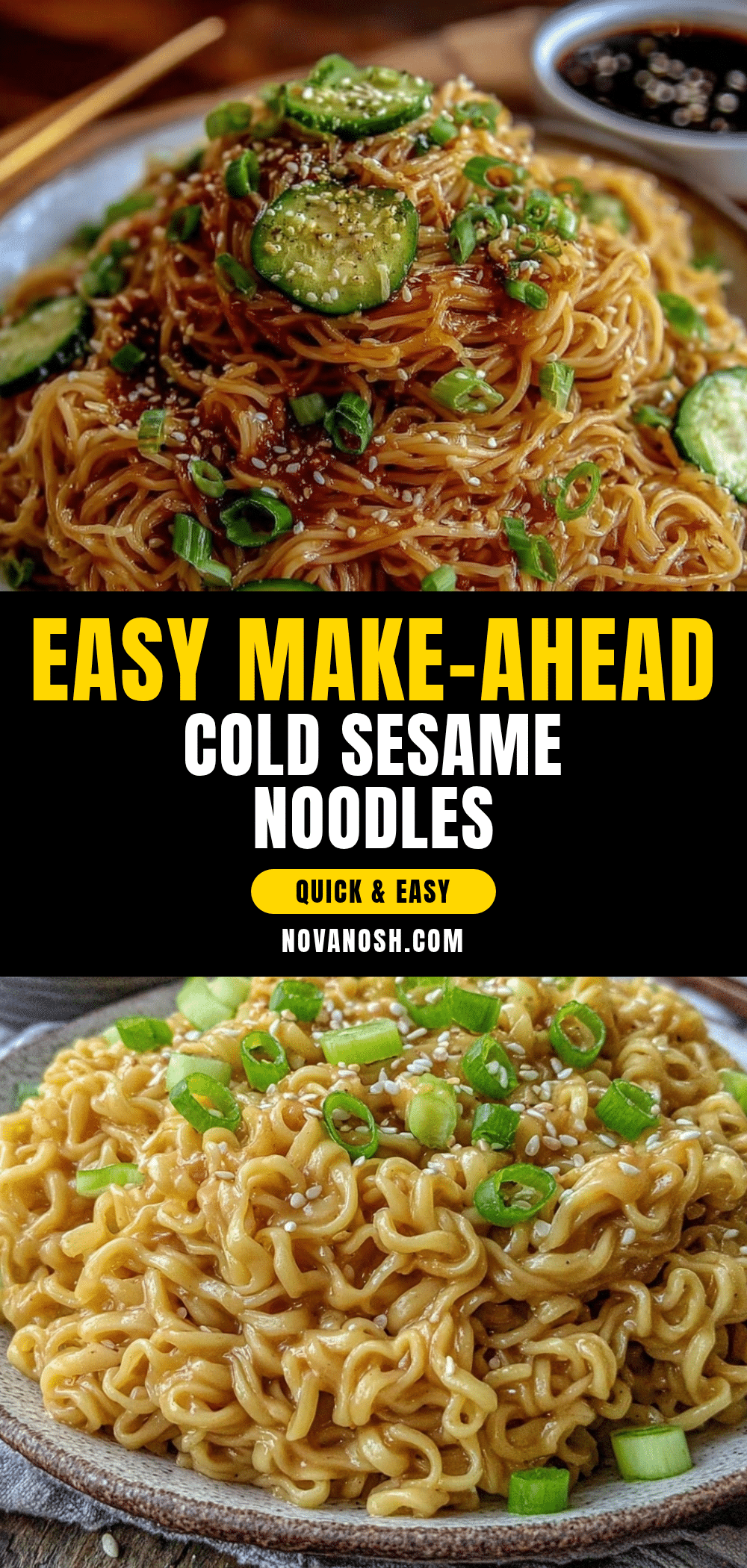 easy make-ahead cold sesame noodles recipe