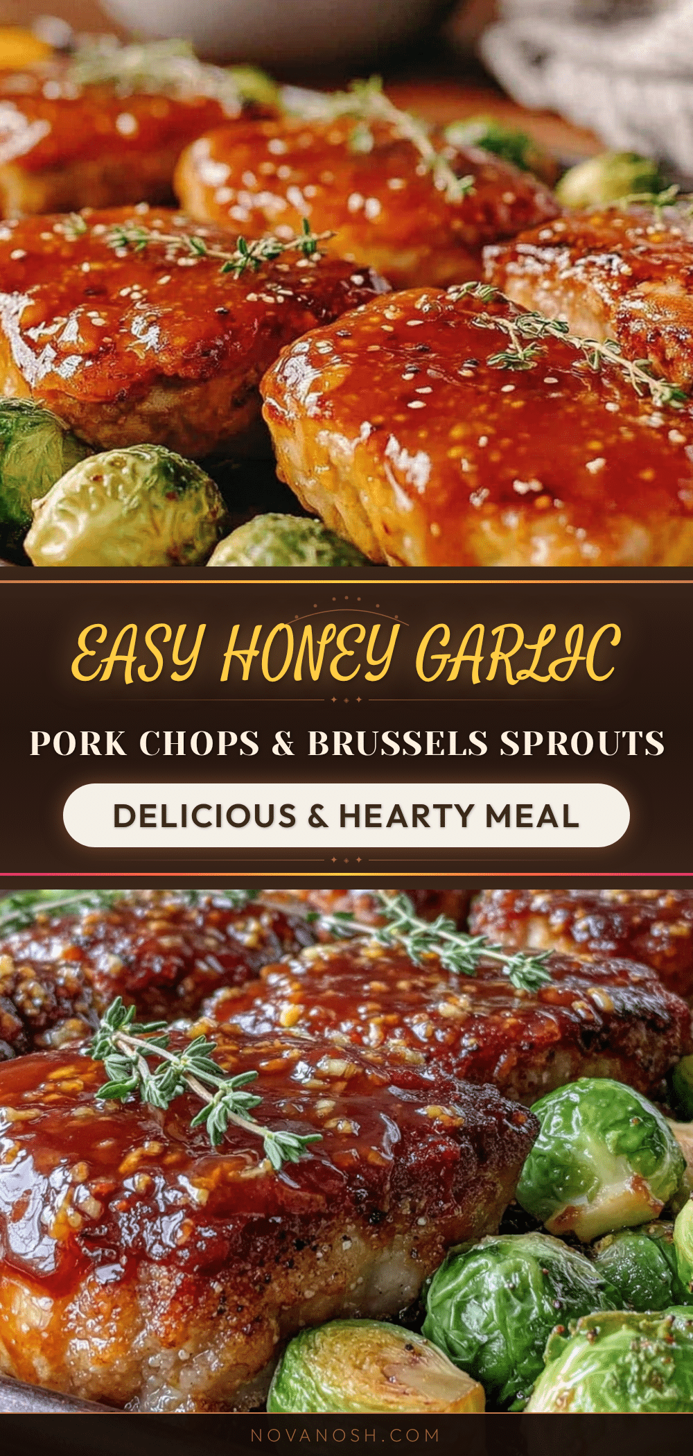 easy sheet pan honey garlic pork chops recipe
