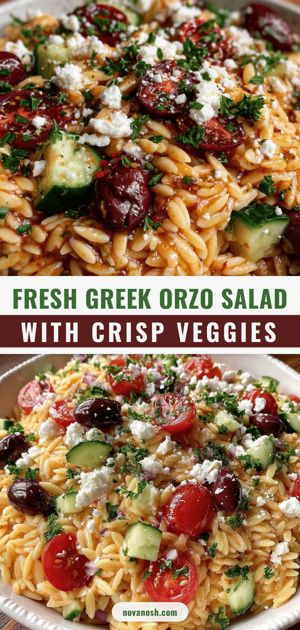 Fresh Greek Orzo Salad recipe