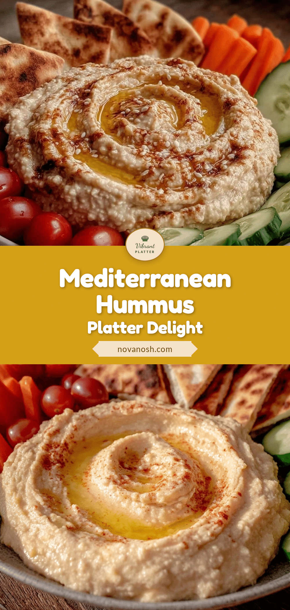 fresh mediterranean hummus platter recipe