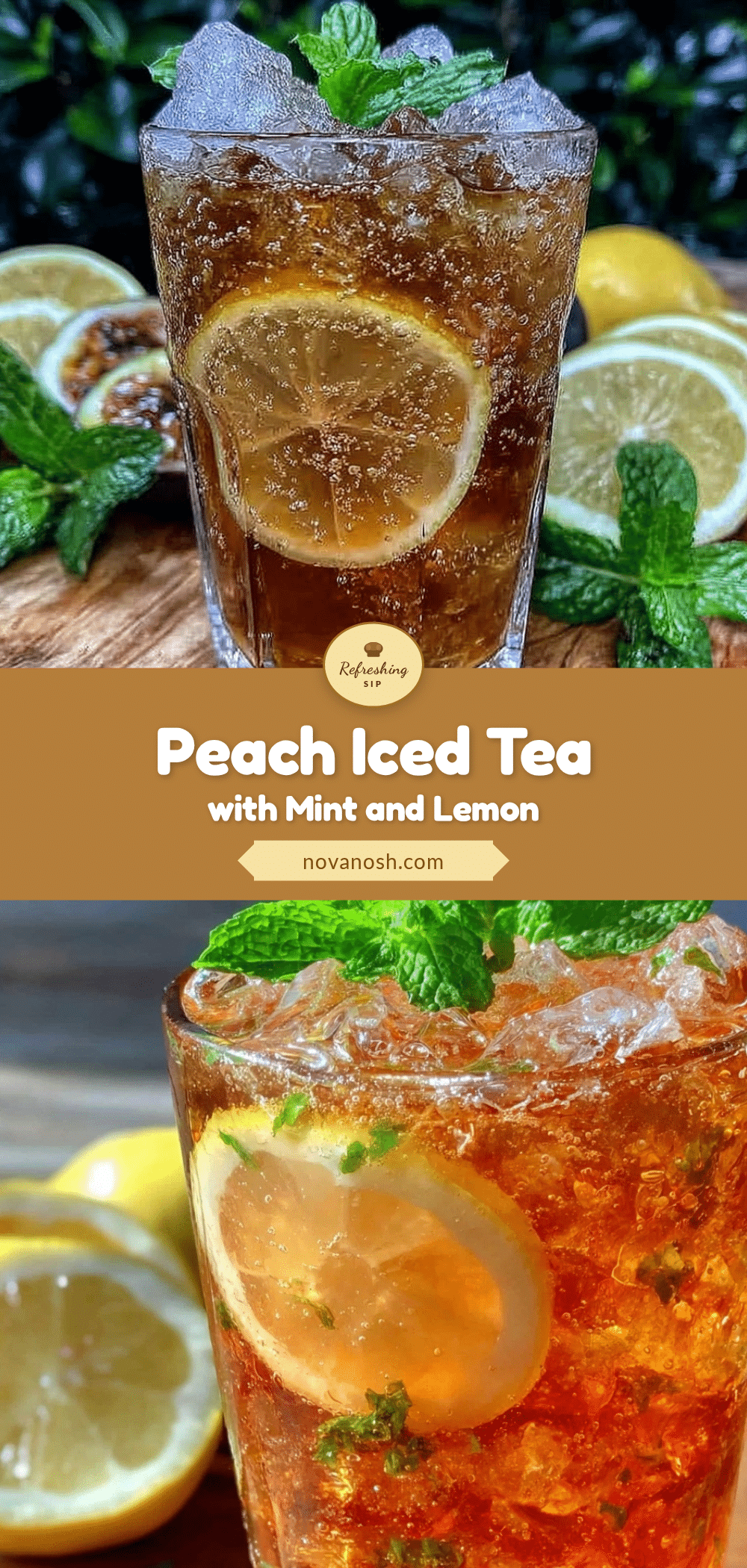 fresh peach iced tea recipe
