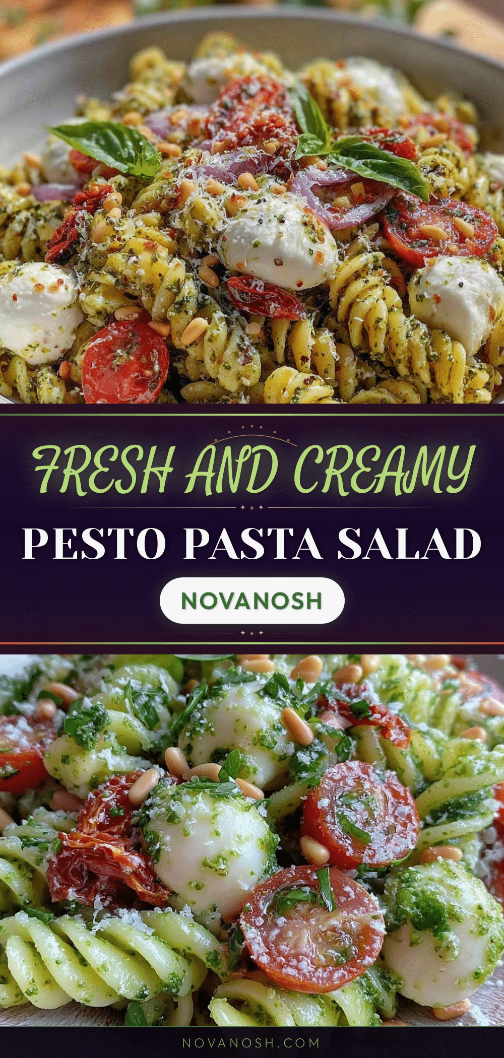 fresh pesto pasta salad recipe