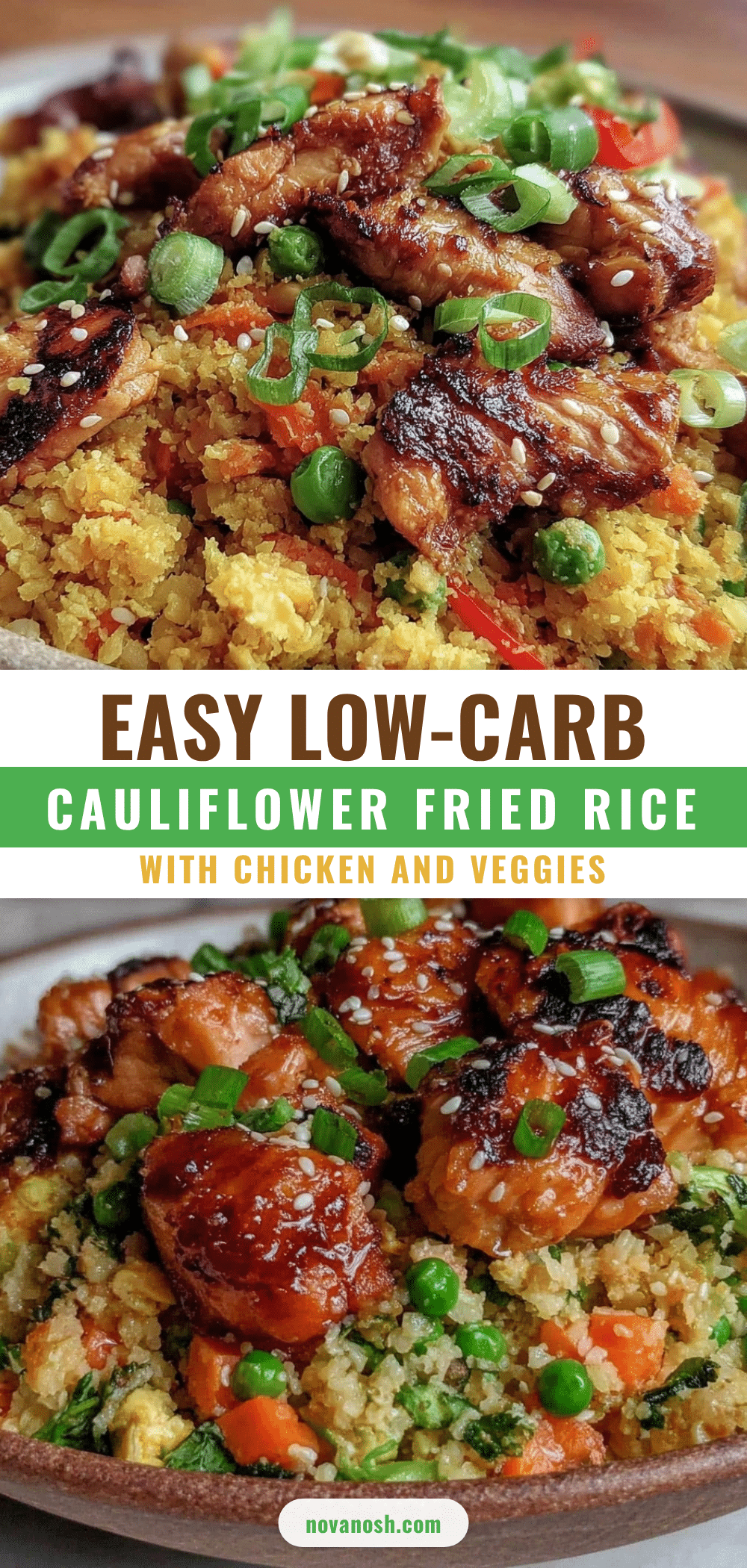 low-carb cauliflower fried rice recipe