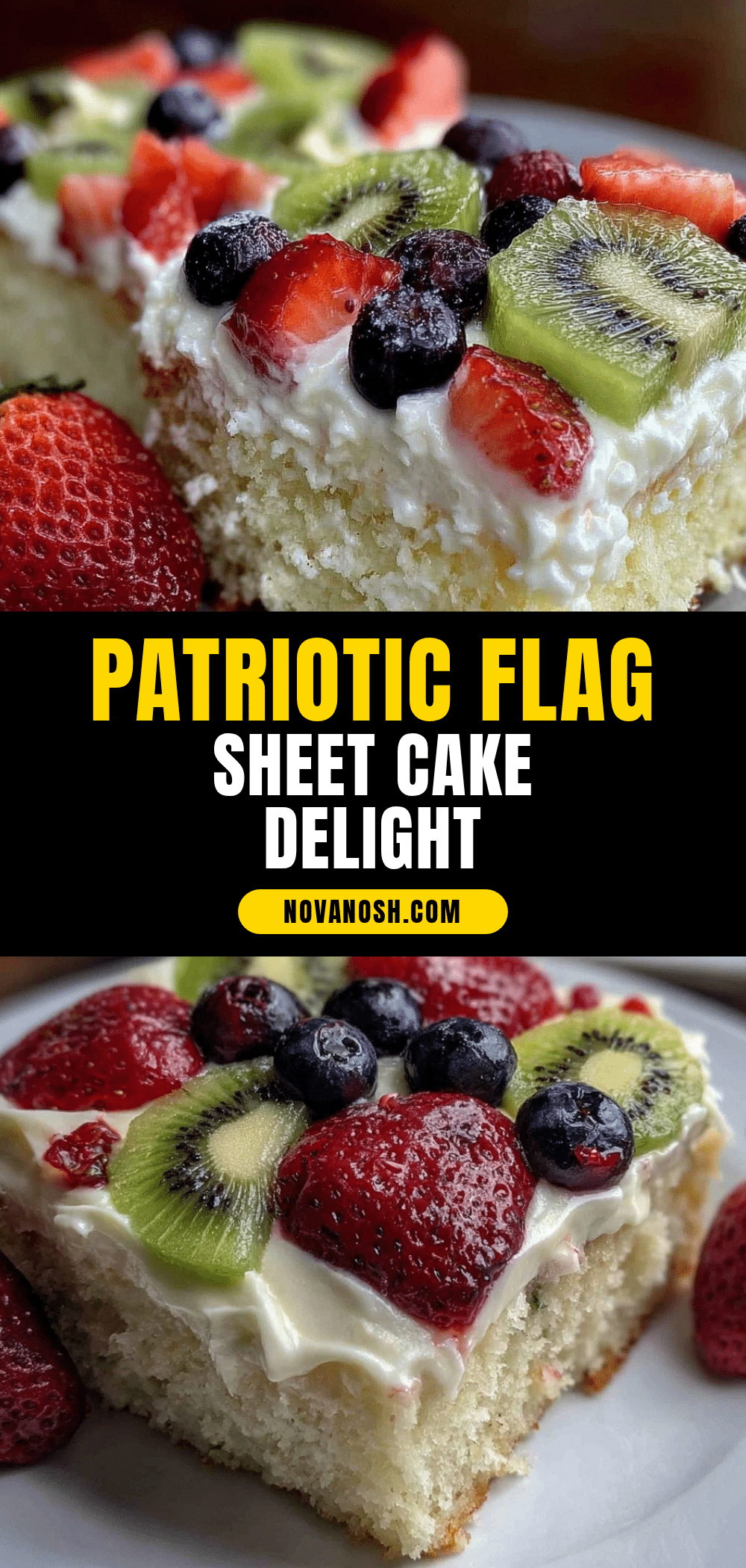 perfect flag sheet cake recipe