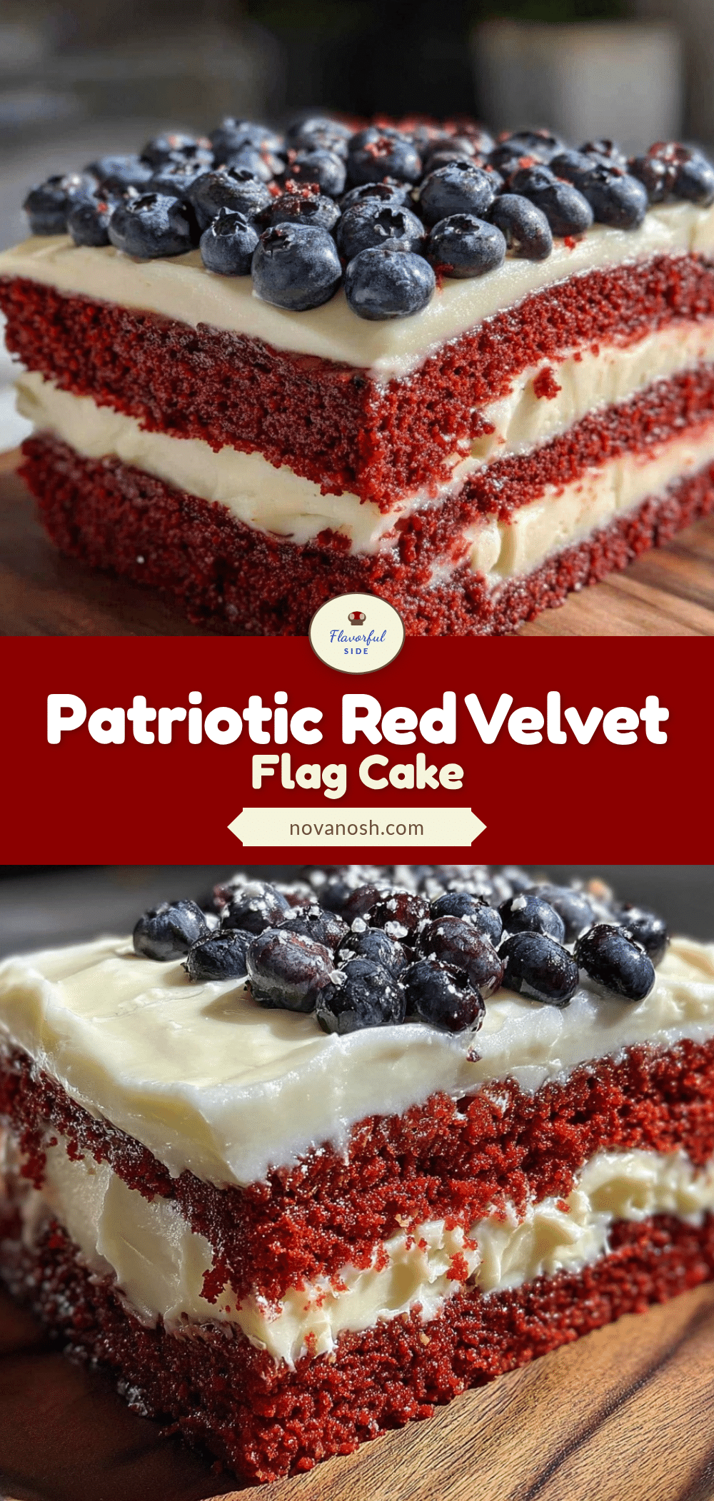 perfect red velvet american flag cake recipe