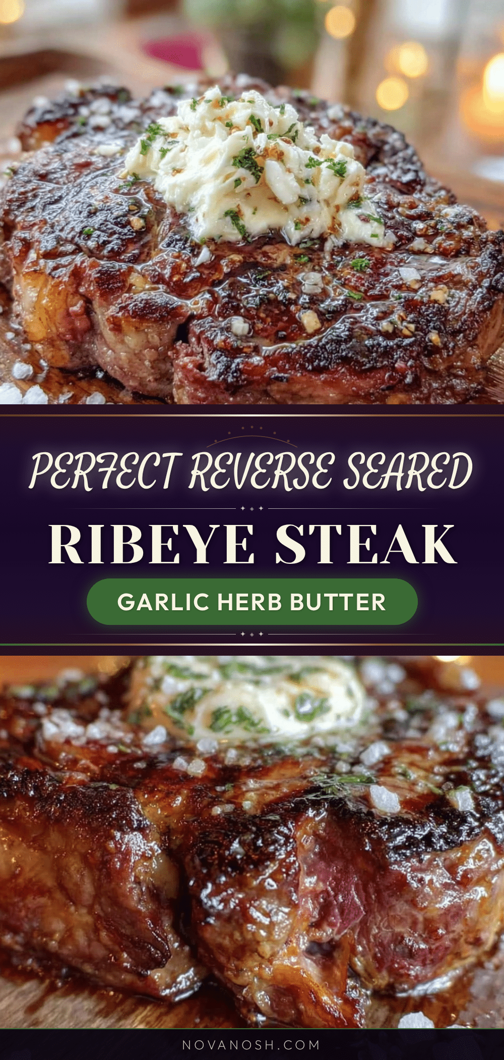 reverse seared ribeye steak recipe